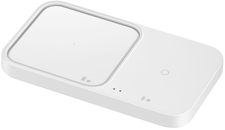 Беспроводное зарядное устройство Samsung Duo 15Вт с блоком питания White (EP-P5400TWEGEU) фото 3
