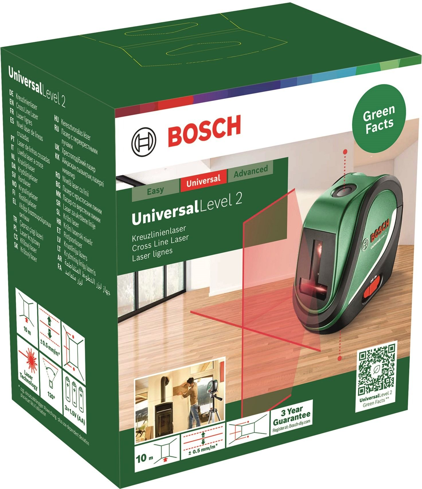 Лазерний нівелір Bosch UniversalLevel2 (0.603.663.802)фото6