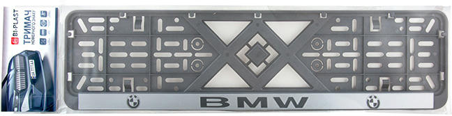 Рамка номерного знака Bi-Plast BMW (BP-213) фото 2