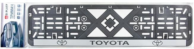Рамка номерного знака Bi-Plast Toyota (BP-240)фото2