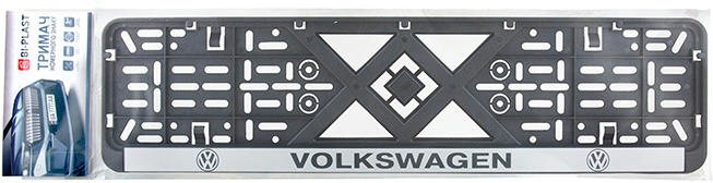 Рамка номерного знака Bi-Plast Volkswagen (BP-241)фото2