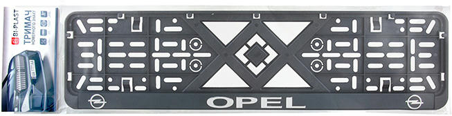 Рамка номерного знака Bi-Plast об`ємна Opel (BP-279)фото2