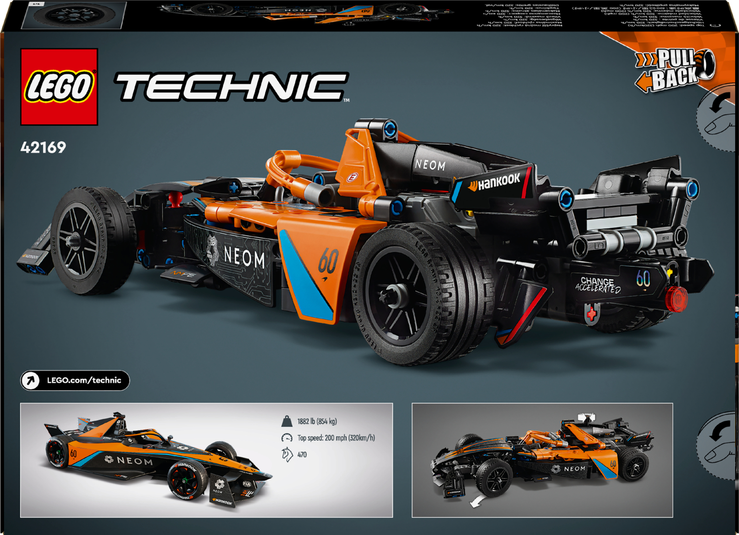 LEGO 42169 Technic Автомобіль для перегонів NEOM McLaren Formula Eфото