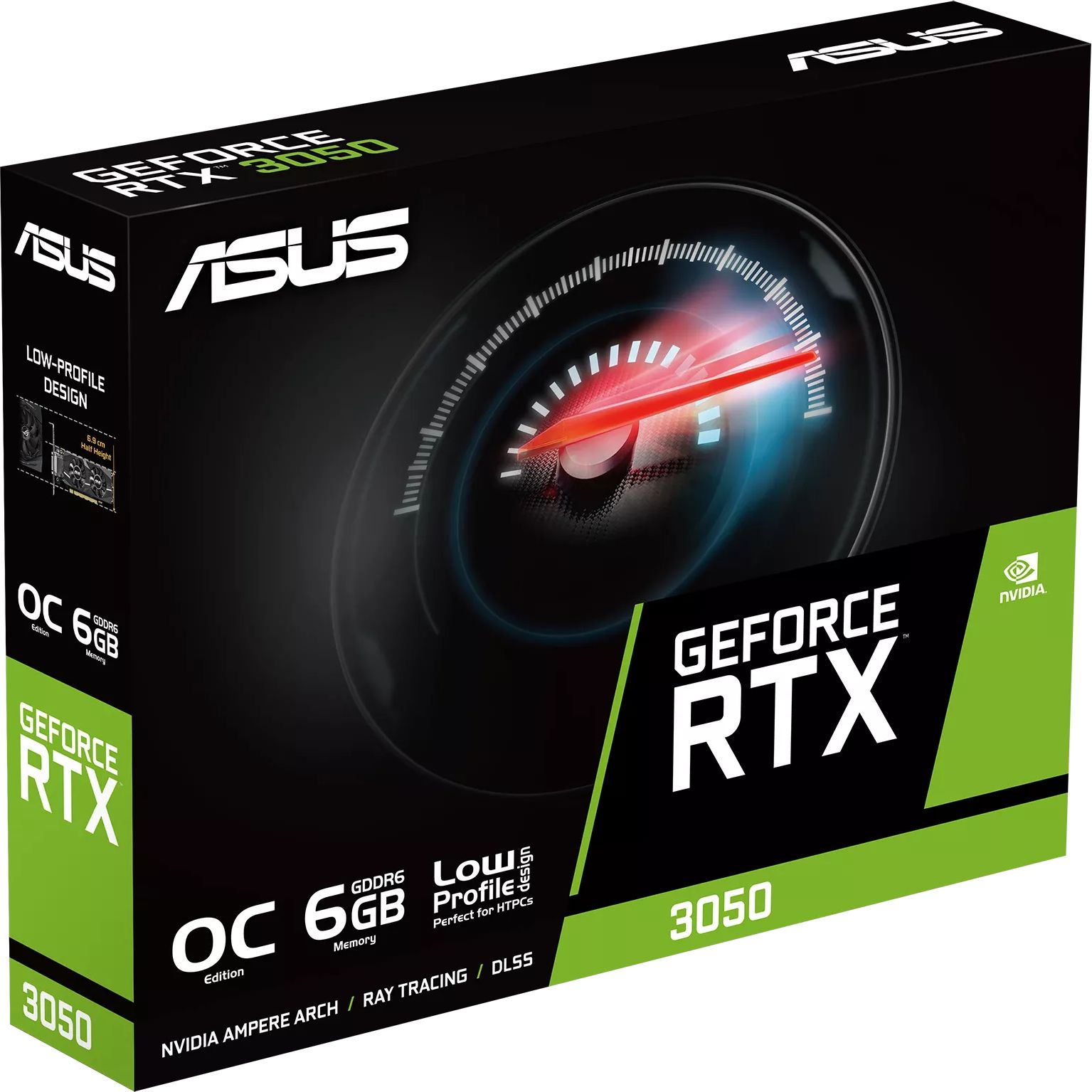 Видеокарта ASUS GeForce RTX 3050 6GB GDDR6 OC low profile (90YV0KQ0-M0NA00) фото 5