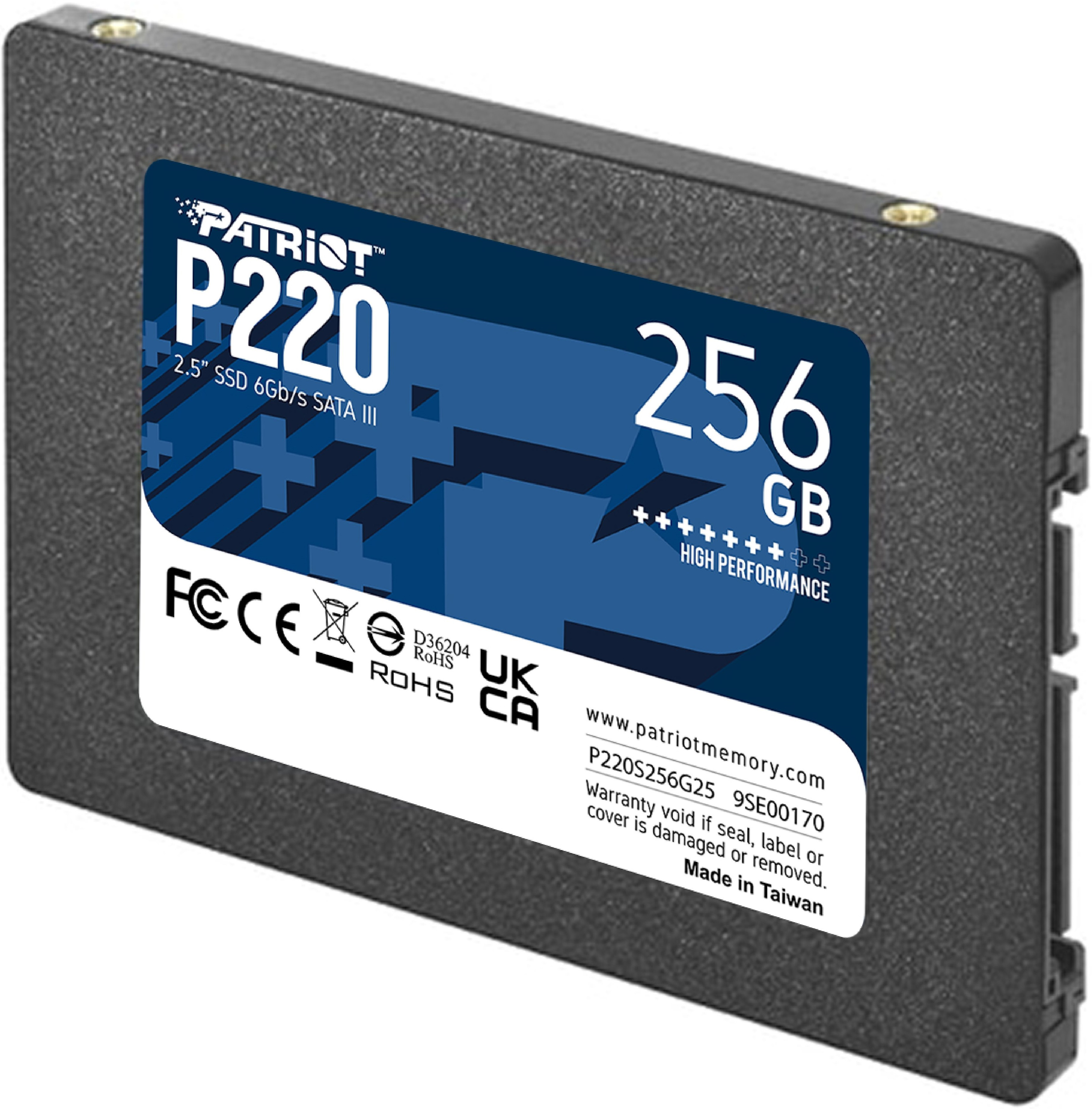SSD накопитель Patriot 2.5" 256GB SATA P220 фото 3