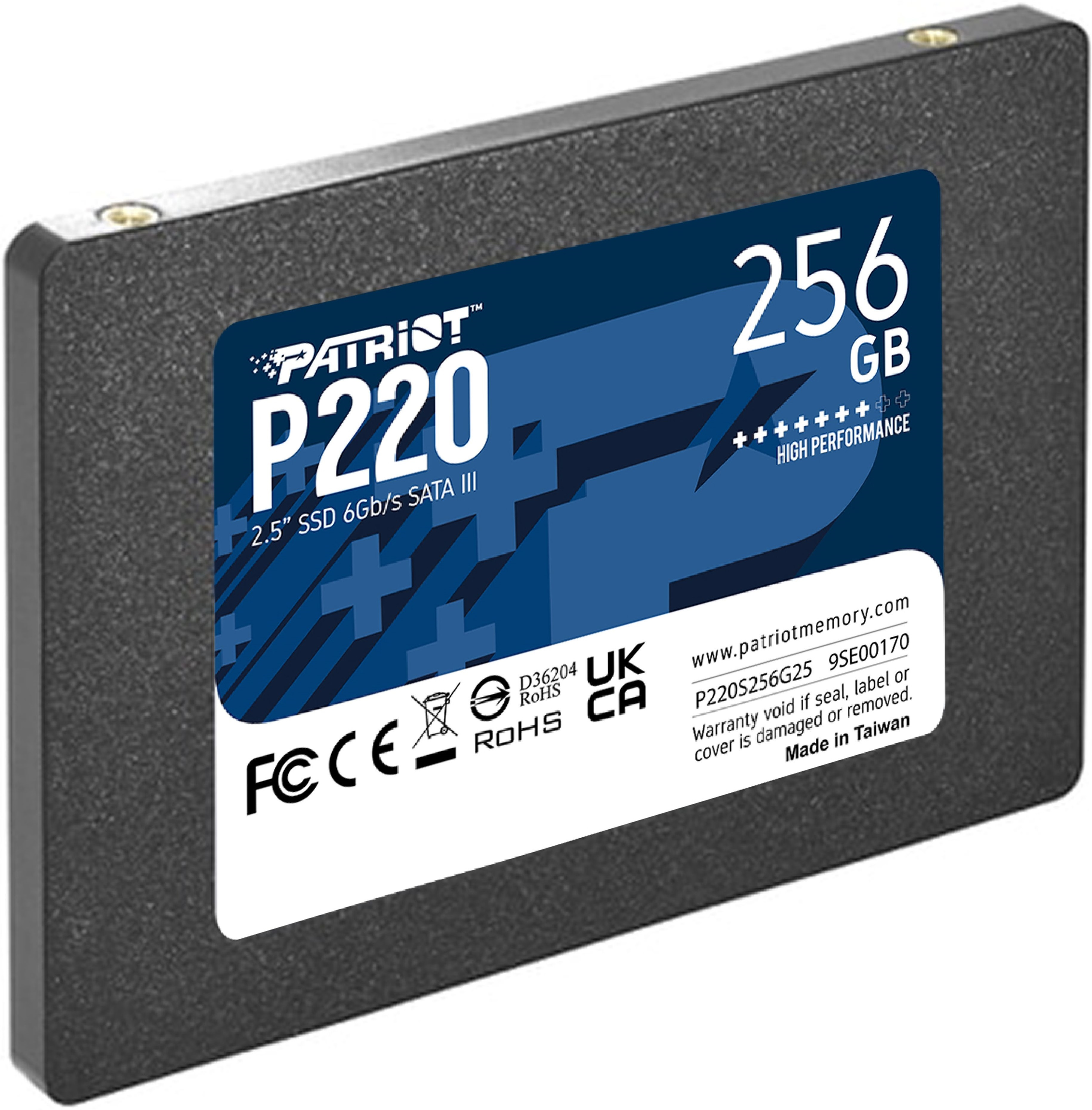 SSD накопитель Patriot 2.5" 256GB SATA P220 фото 2