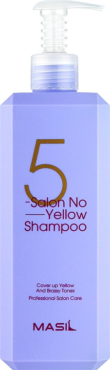 Шампунь для осветленных волос Masil 5 Salon No Yellow Shampoo 500мл фото 2