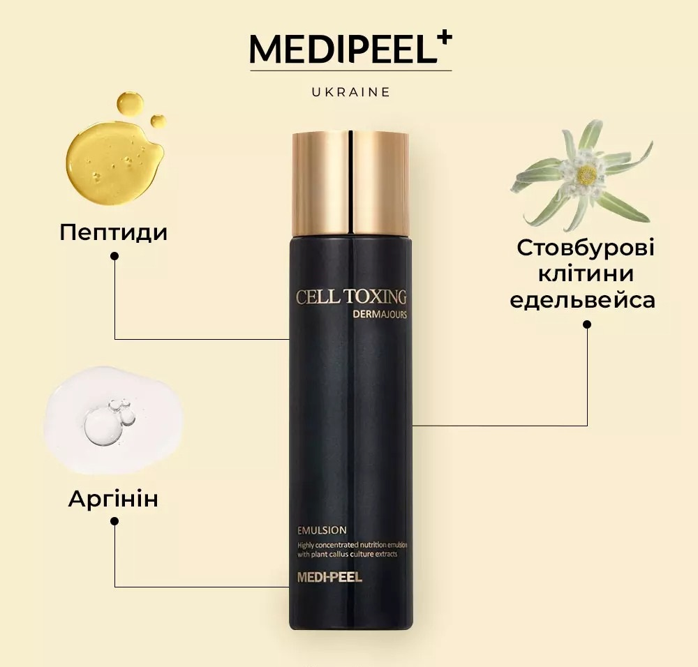 Емульсія для обличчя Medi-Peel Cell Toxing Dermajours Emulsion 150млфото5