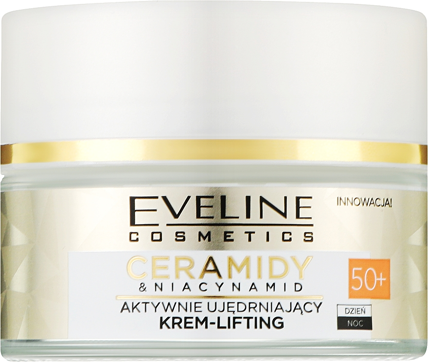 Крем для лица Eveline Cosmetics Ceramides + Niacinamide 50+ укрепляющий 50мл фото 2