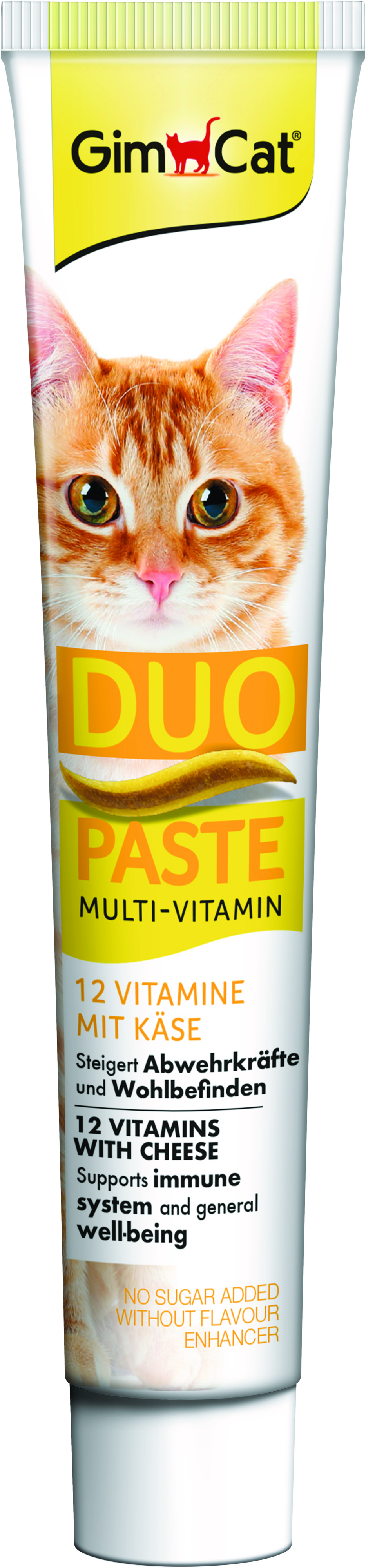 Паста для кошек GimCat Duo Paste Multi-vitamin 12 витаминов и сыр 50г фото 3