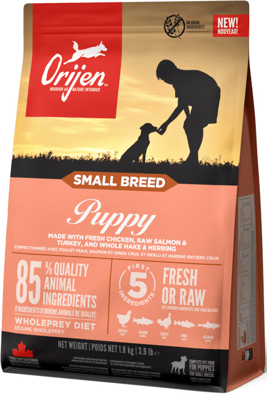Сухий корм для дорослих собак та цуценят малих порід Orijen Small Breed Puppy 1,8 кгфото3