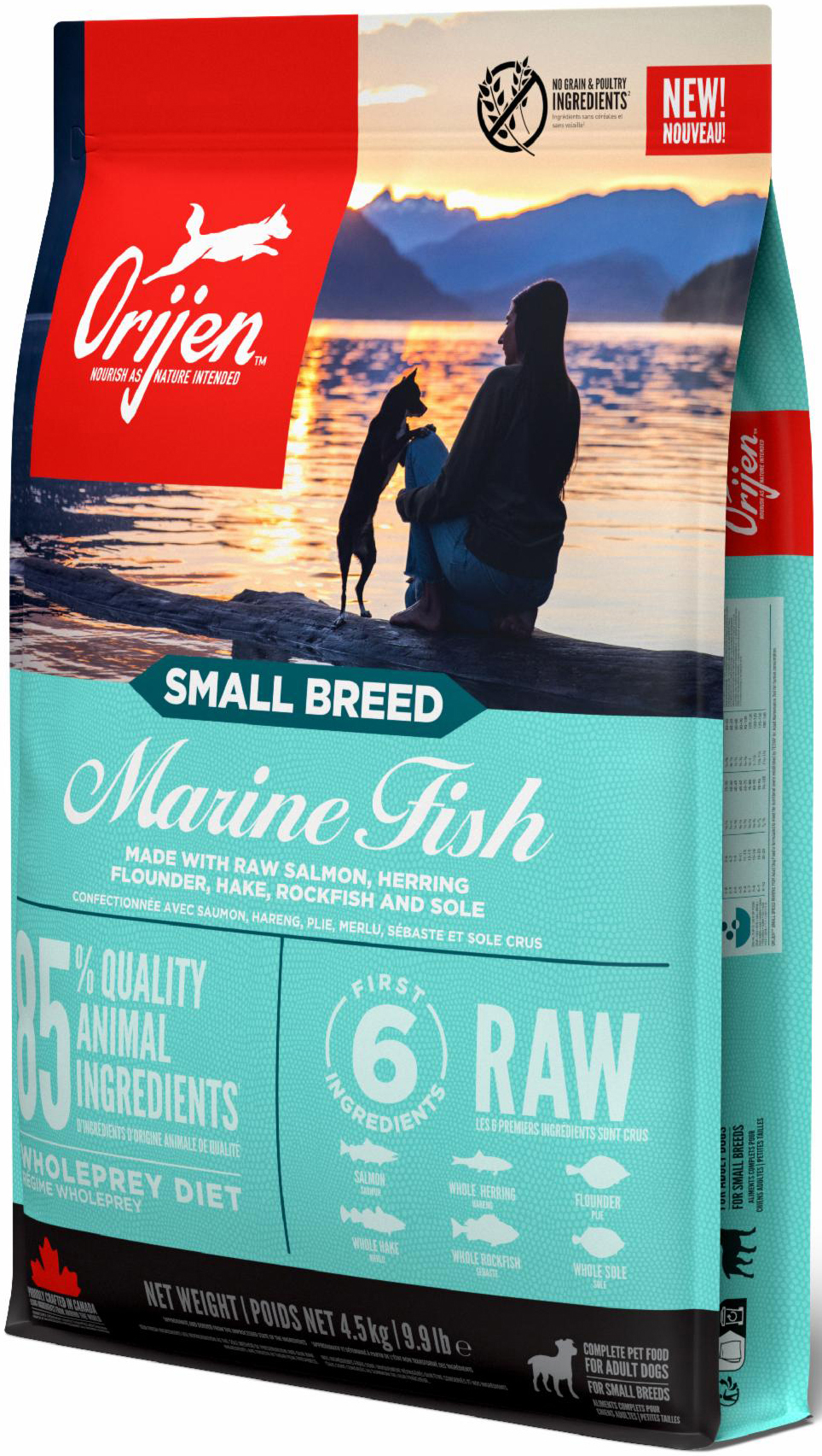 Сухой корм для собак малых пород Orijen Small Breed Marine Fish 4,5 кг фото 2