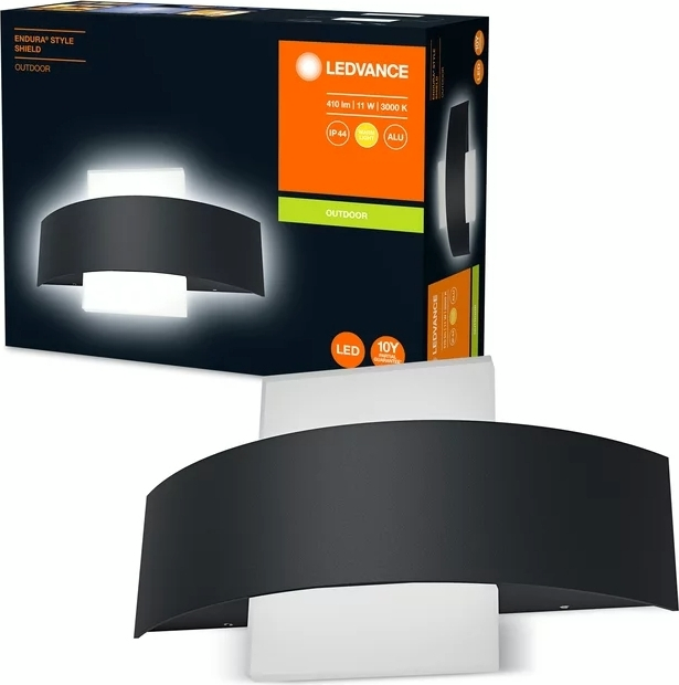 Світильник Ledvance LED 11Вт 3000К 410Лм фасадний Endura Style Shield чорний (4058075205314)фото3
