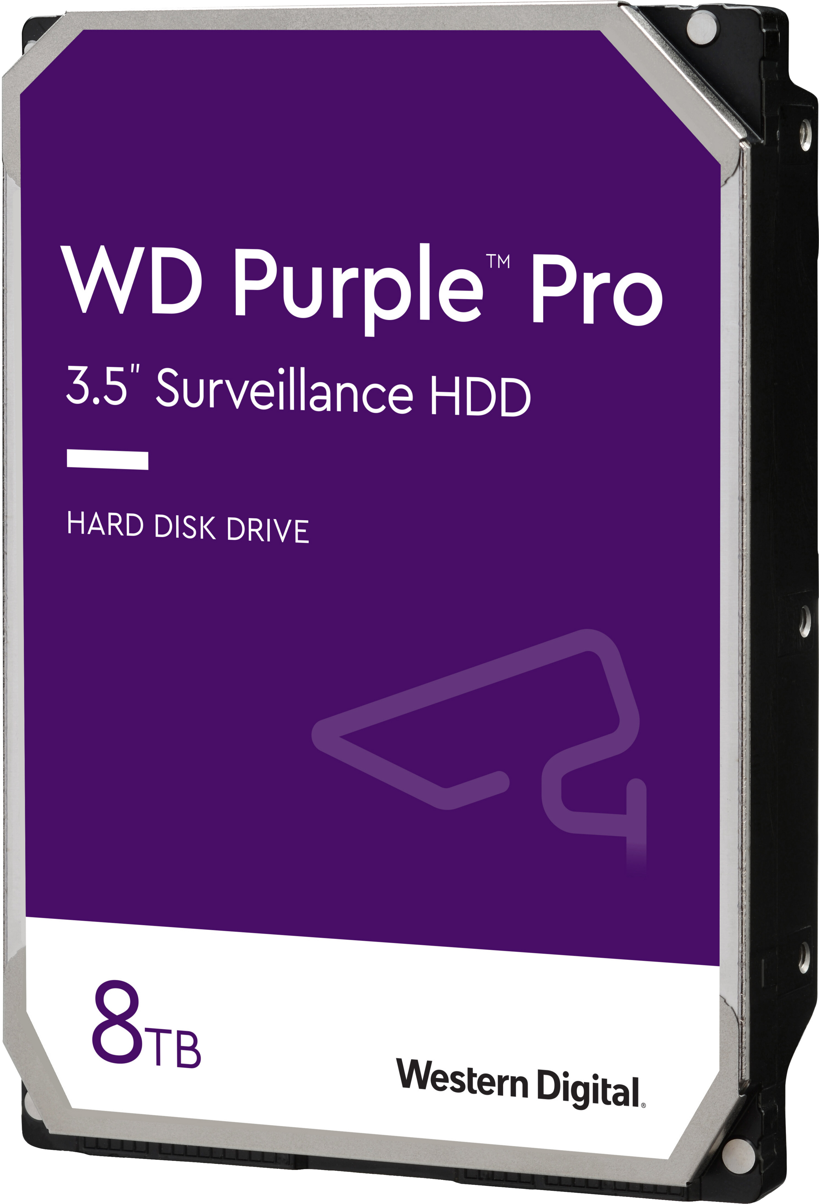 Жесткий диск WD 8TB 3.5" 7200 256MB SATA Purple Pro Surveillance (WD8002PURP) фото 2