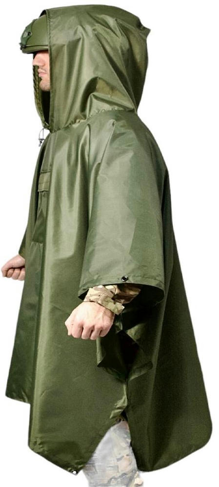 Тактическое пончо Ranger олива (RA8917) фото 3
