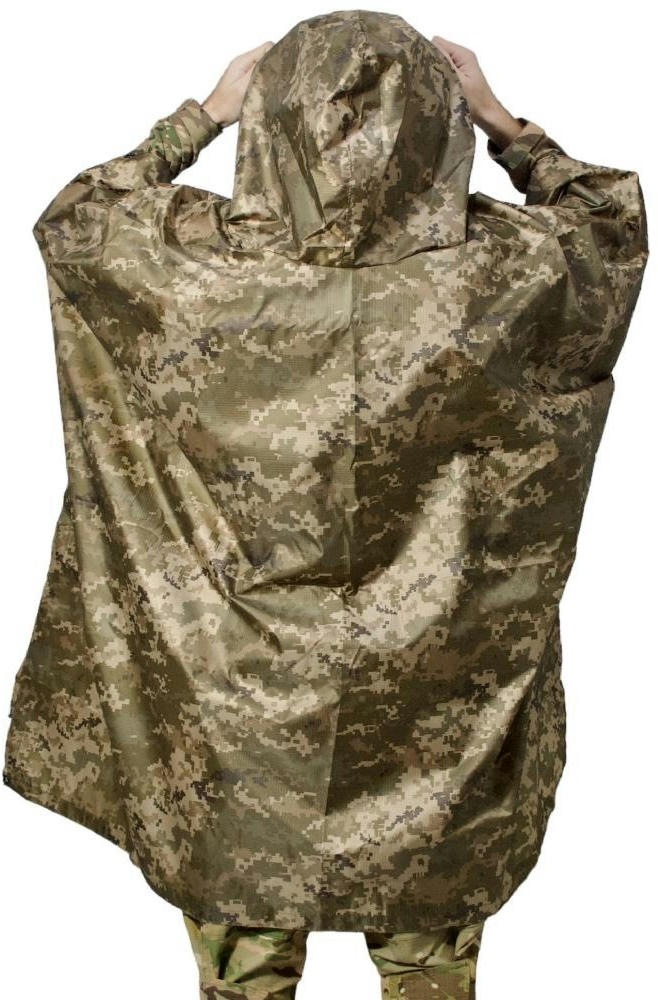 Тактический пончо rip stop Ranger пиксель (RA8918) фото 3