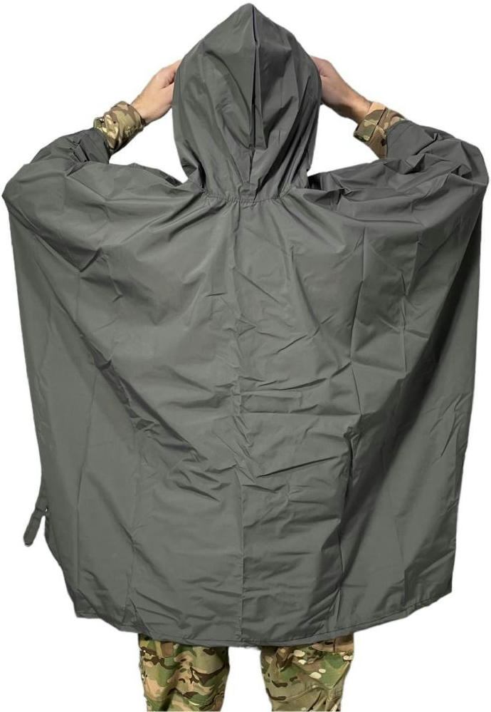Тактический пончо rip stop Ranger серый (RA8921) фото 3