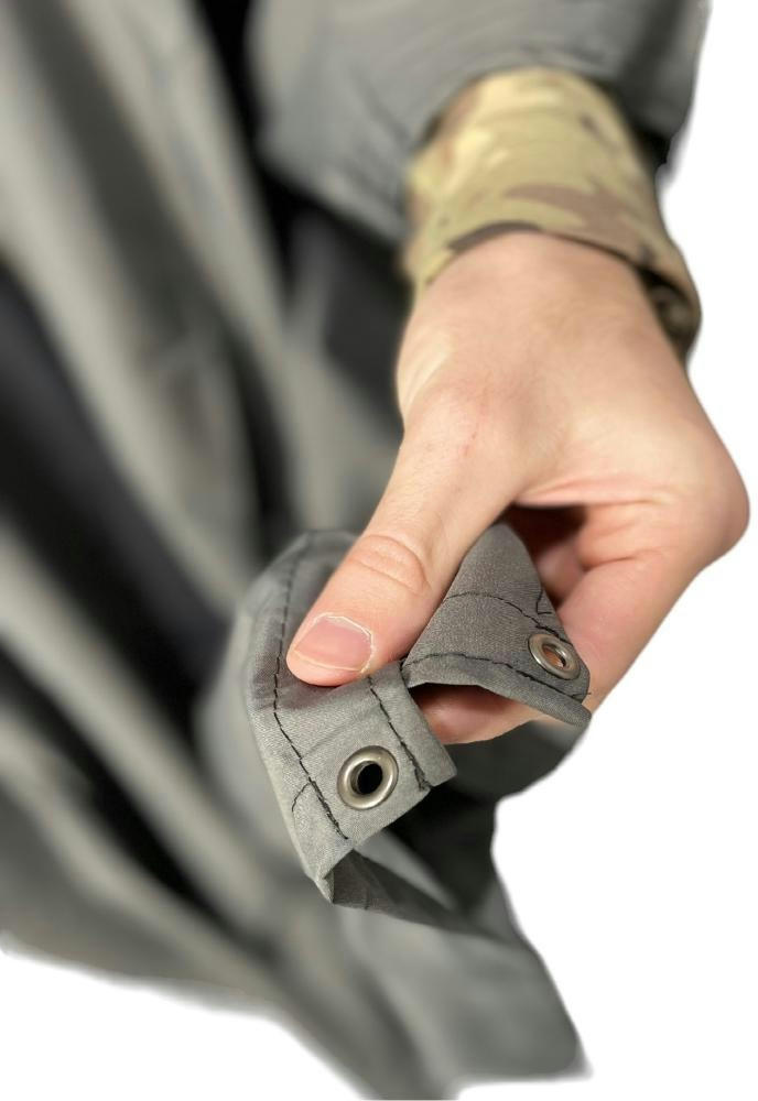 Тактический пончо rip stop Ranger серый (RA8921) фото 4