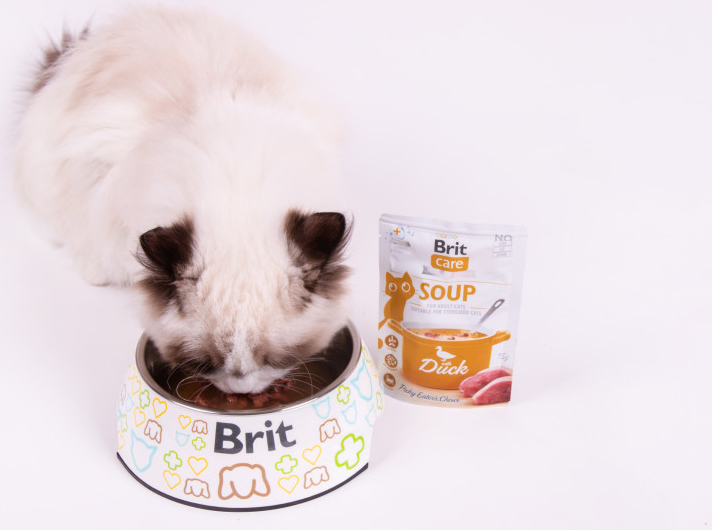 Влажный корм для котов Brit Care Суп с уткой 75г фото 5