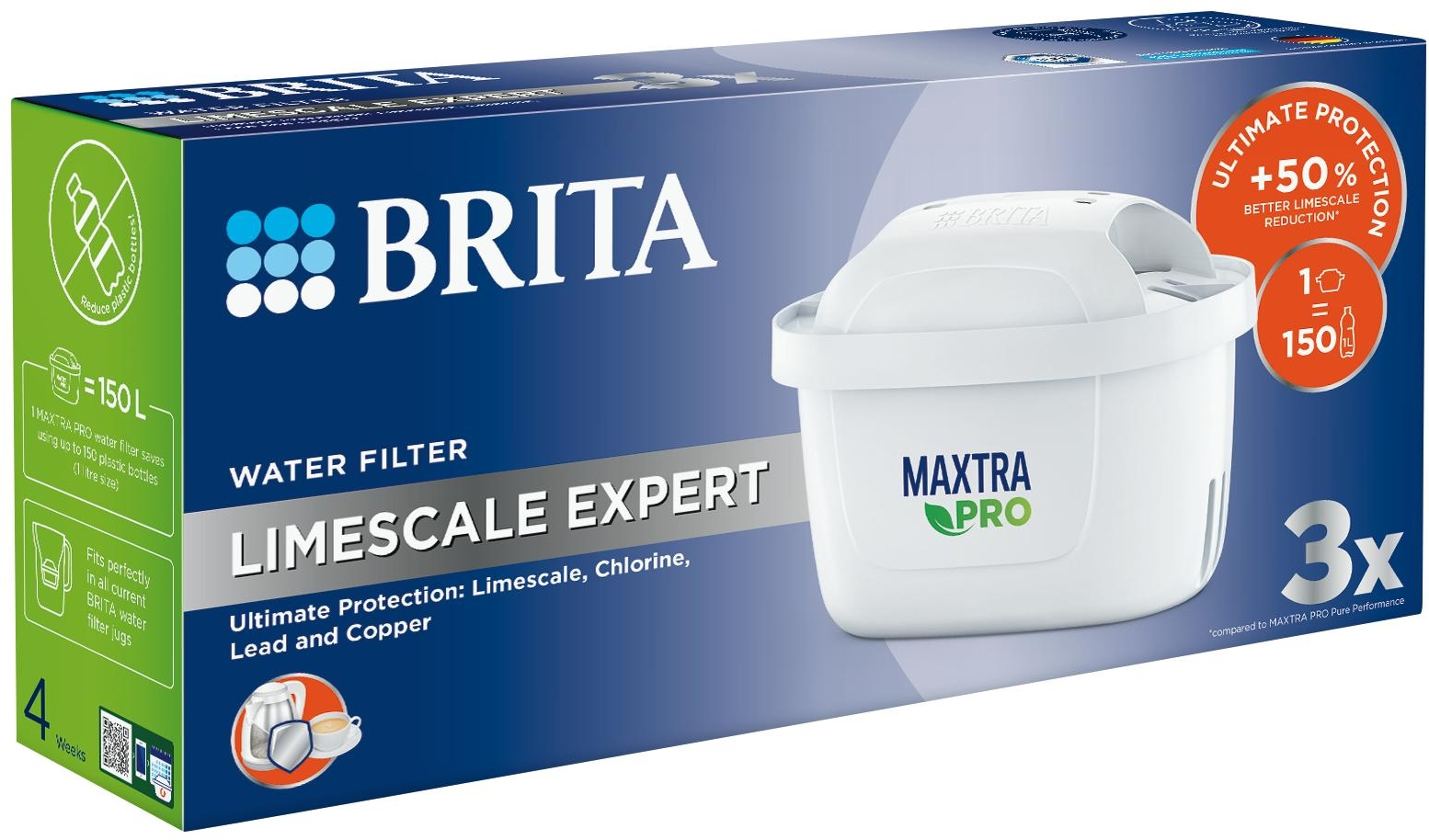 Комплект картриджів Brita MXPro Limescale для жорсткої води 3шт (1051769)фото2