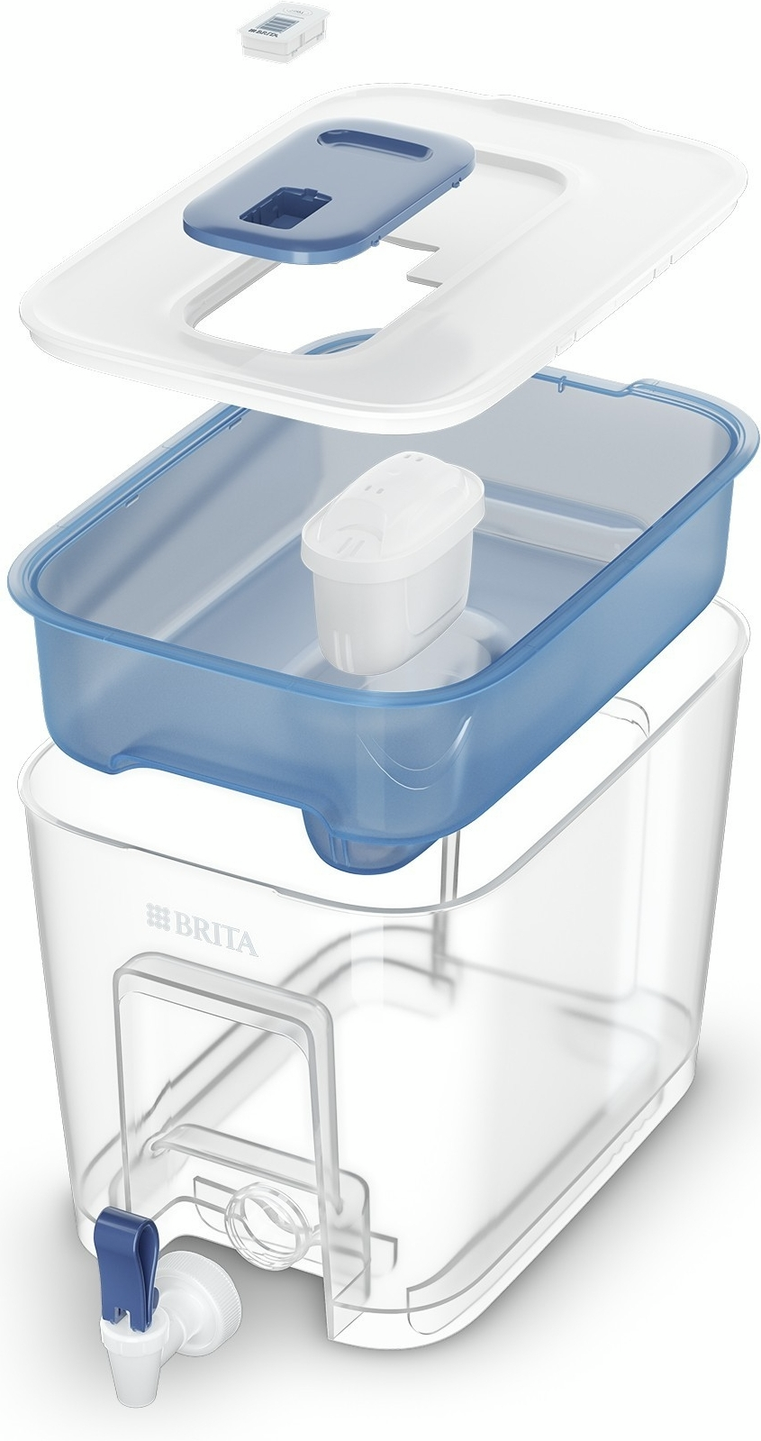 Фильтр для воды Brita Flow Memo MXPro 8.2л (5.2л очищенной воды) синий (1052805) фото 2