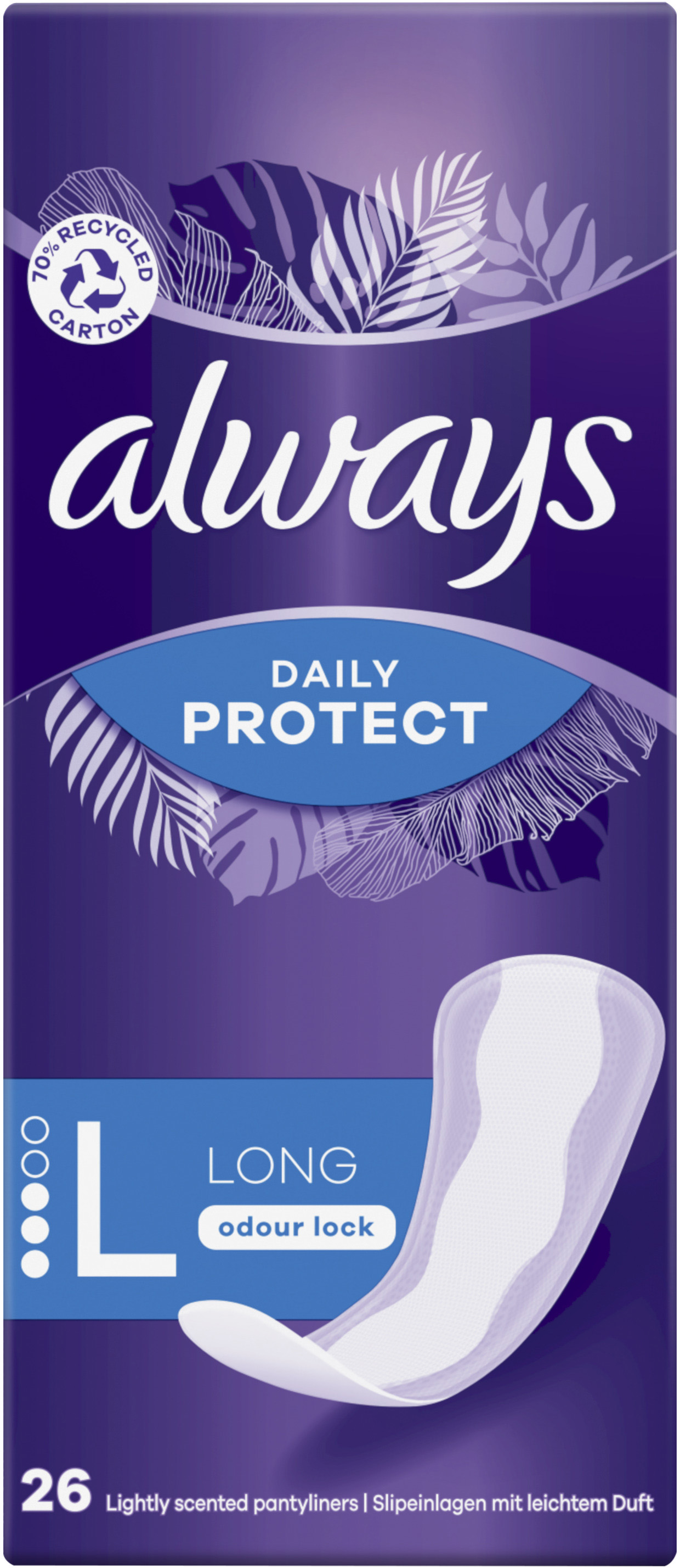 Прокладки гигиенические ежедневные Always Daily Protect Long 26шт фото 2