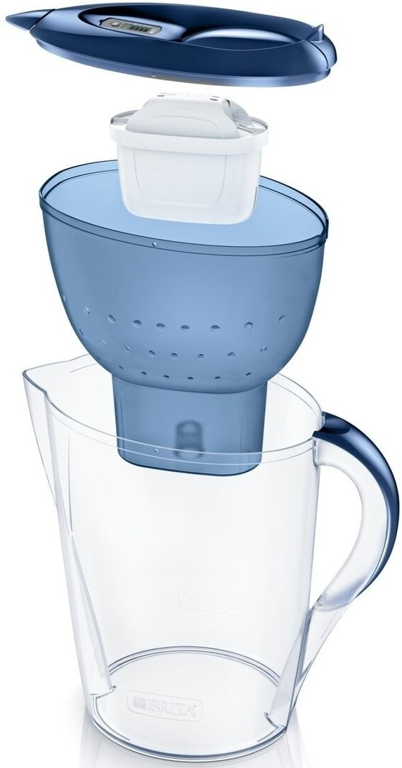 Фильтр-кувшин Brita Marella XL Memo MXPro 3.5л (2л очищенной воды) + 2 картриджа синий (1052786) фото 3