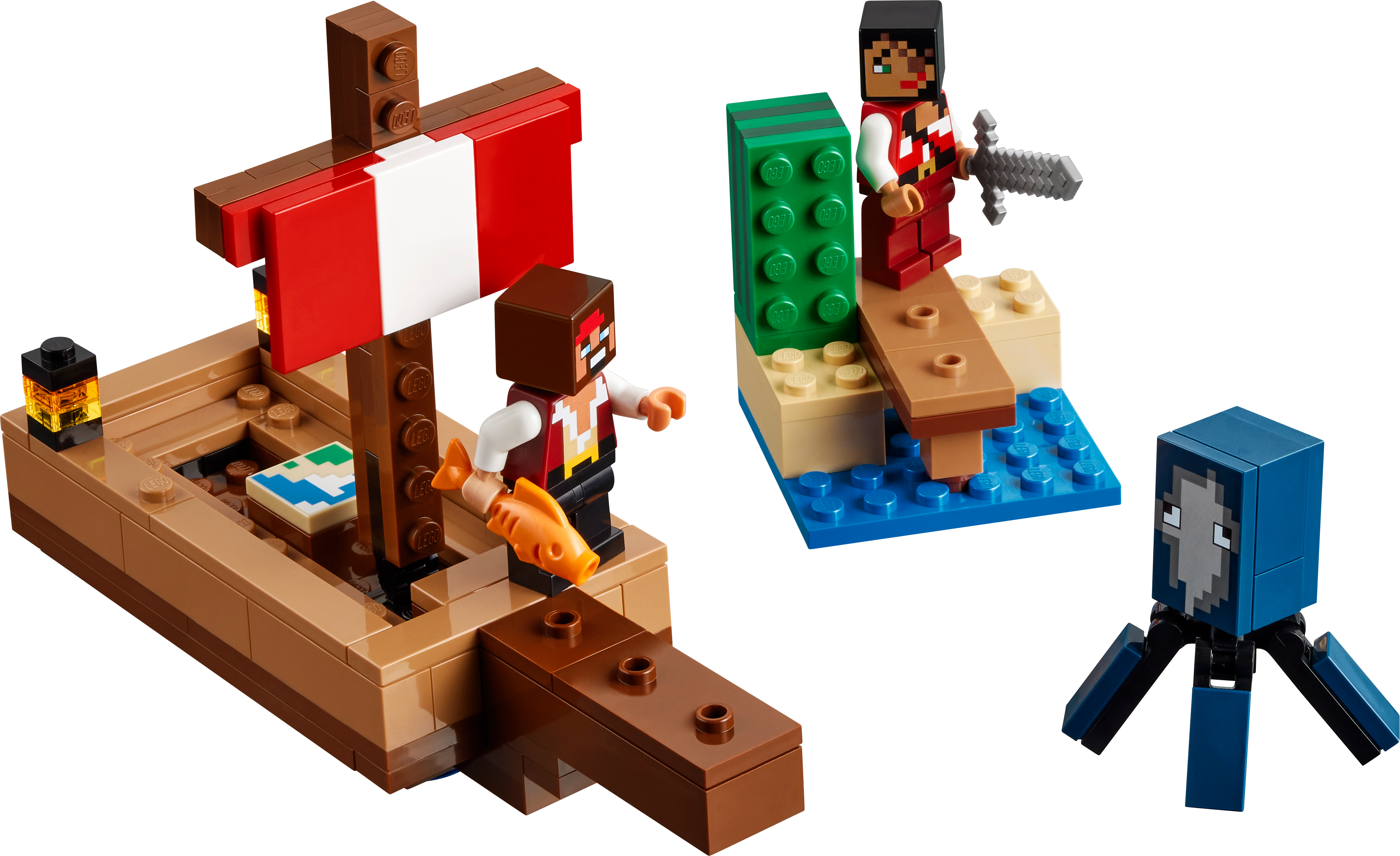 Конструктор LEGO 21259- Minecraft Путешествие на пиратском корабле фото 7