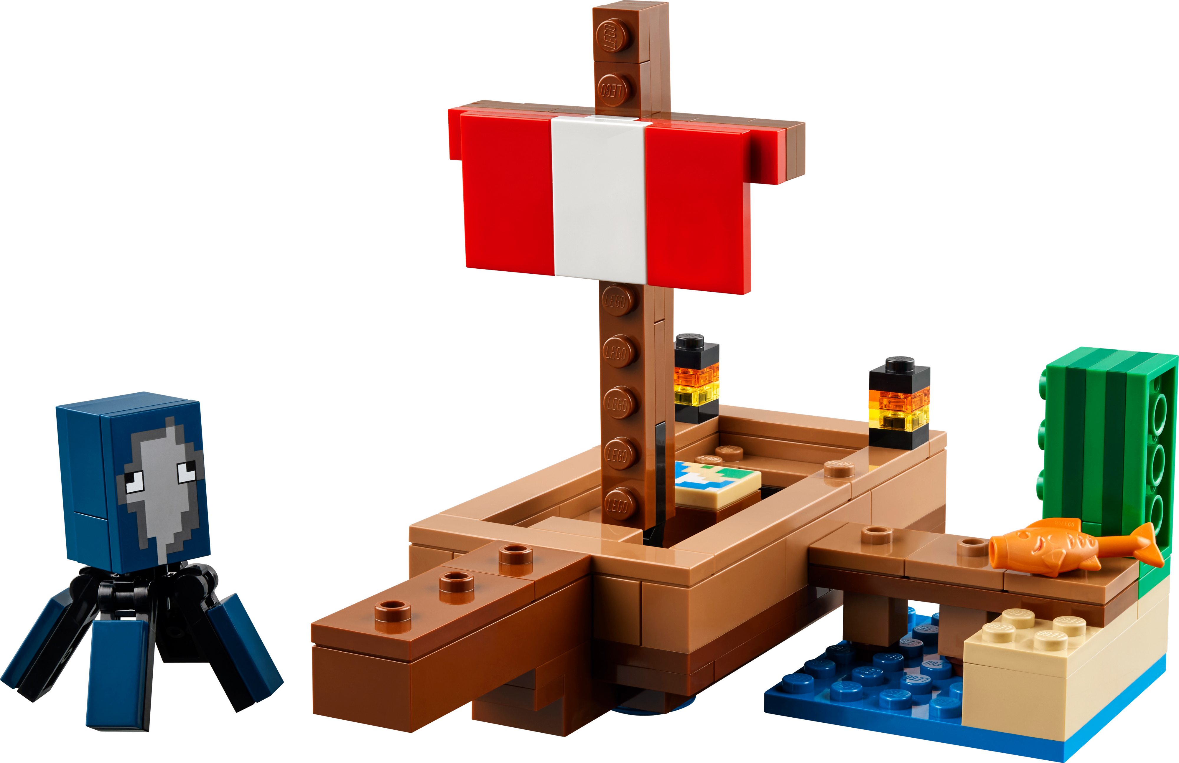 Конструктор LEGO 21259- Minecraft Путешествие на пиратском корабле фото 9