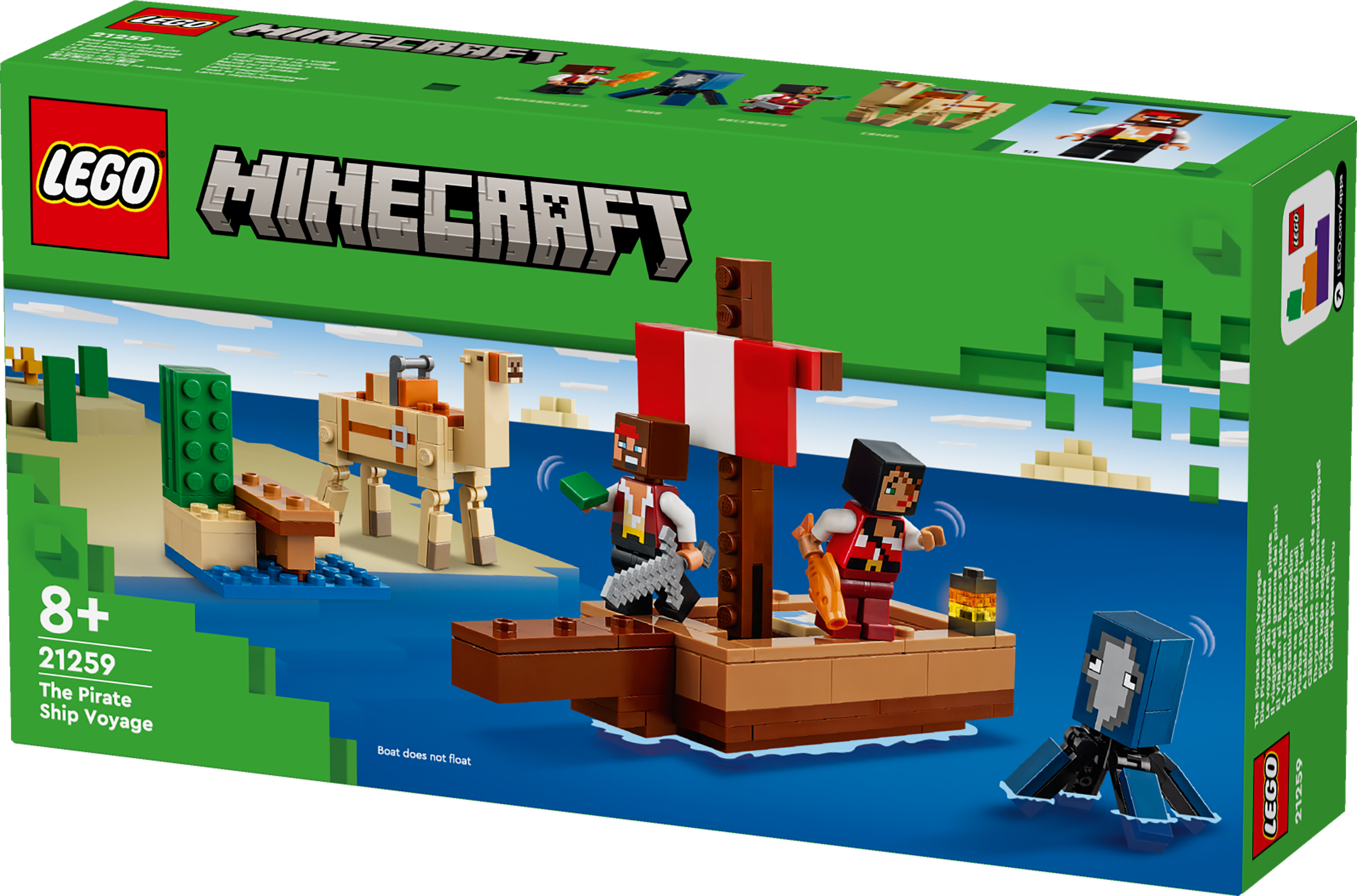 Конструктор LEGO 21259- Minecraft Подорож на піратському корабліфото3