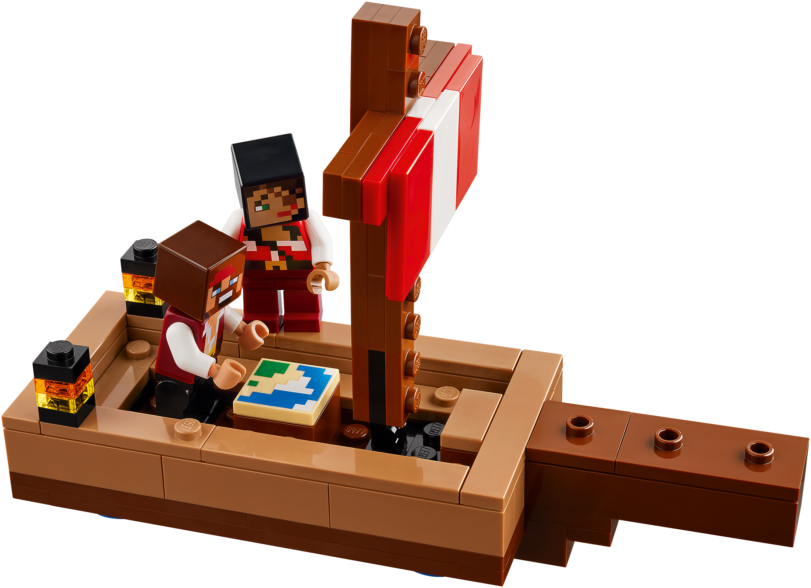 Конструктор LEGO 21259- Minecraft Путешествие на пиратском корабле фото 8