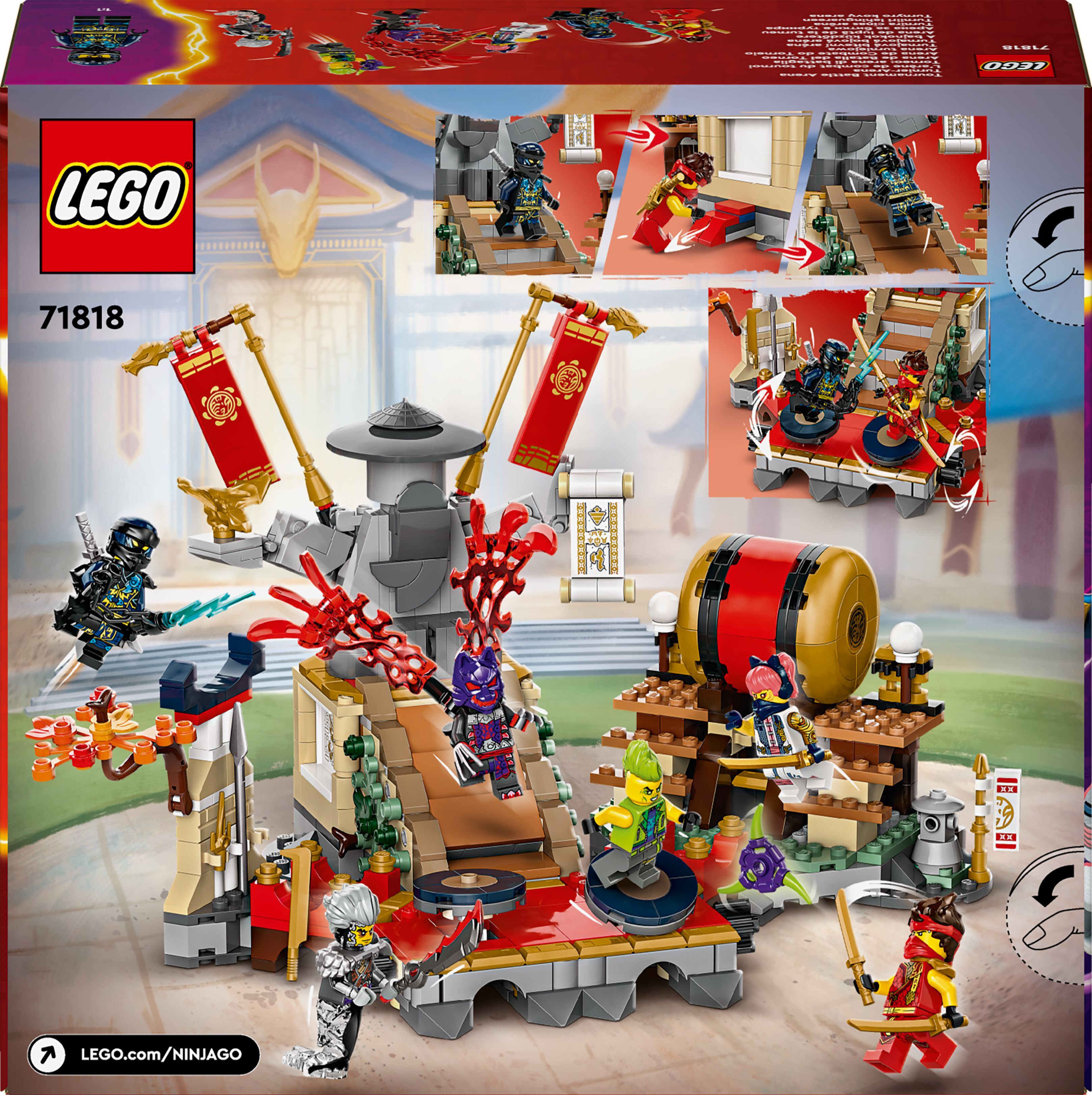 LEGO 71818 NINJACO Боевая арена турнира фото 11