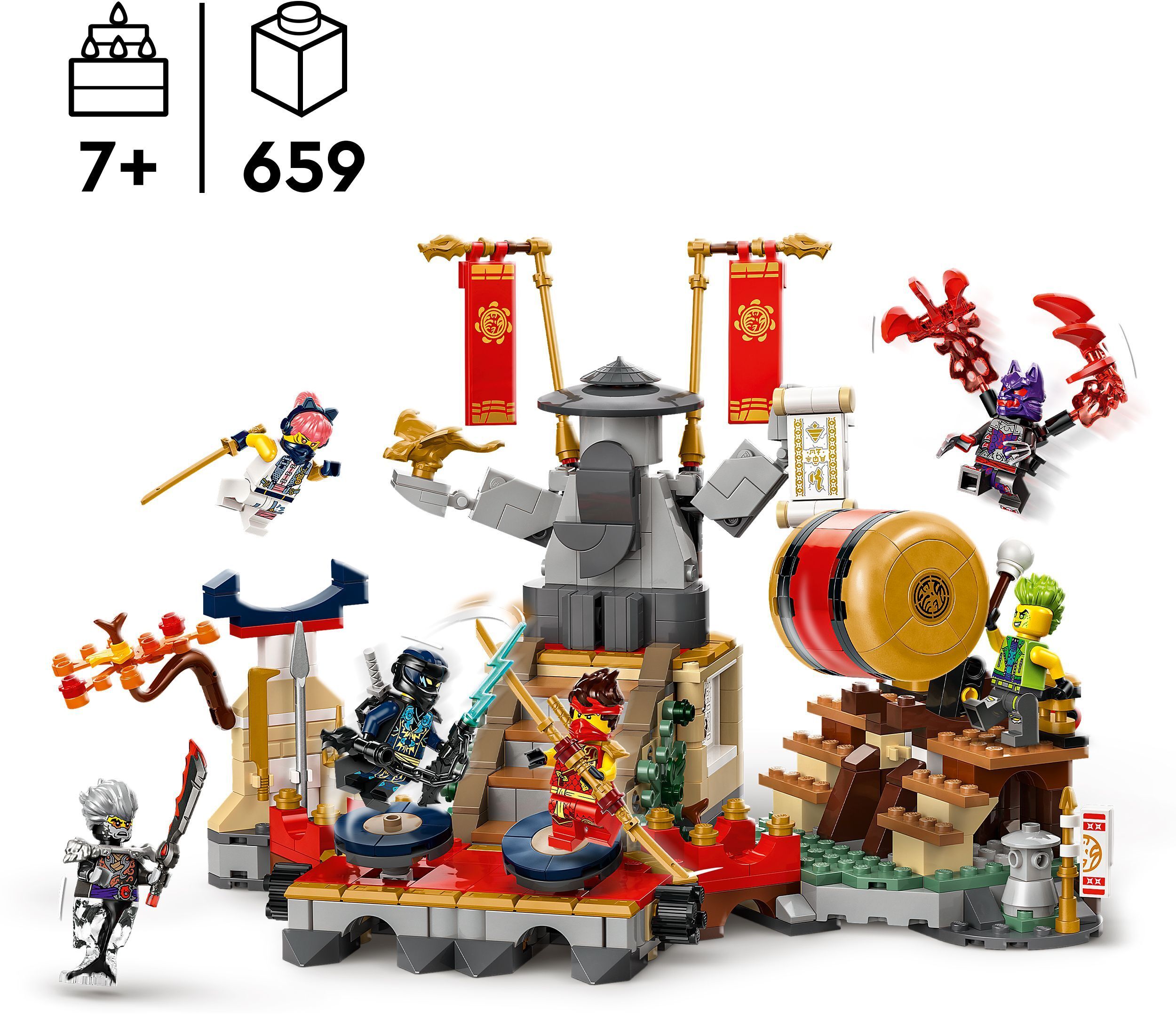 LEGO 71818 NINJACO Боевая арена турнира фото 2