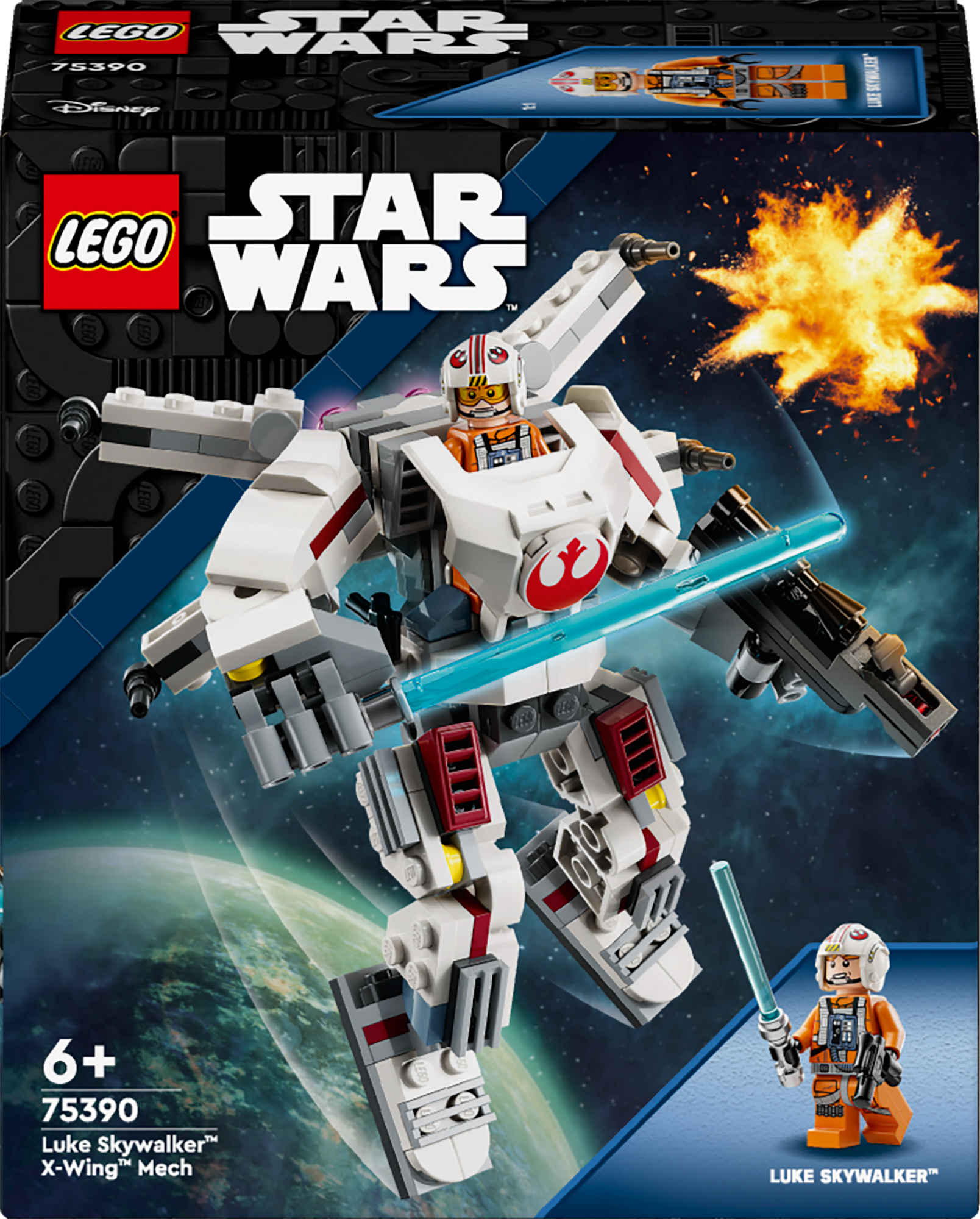 Конструктор LEGO 75390 STAR WARS Работа X-Wing Люка Скайвокера фото 2