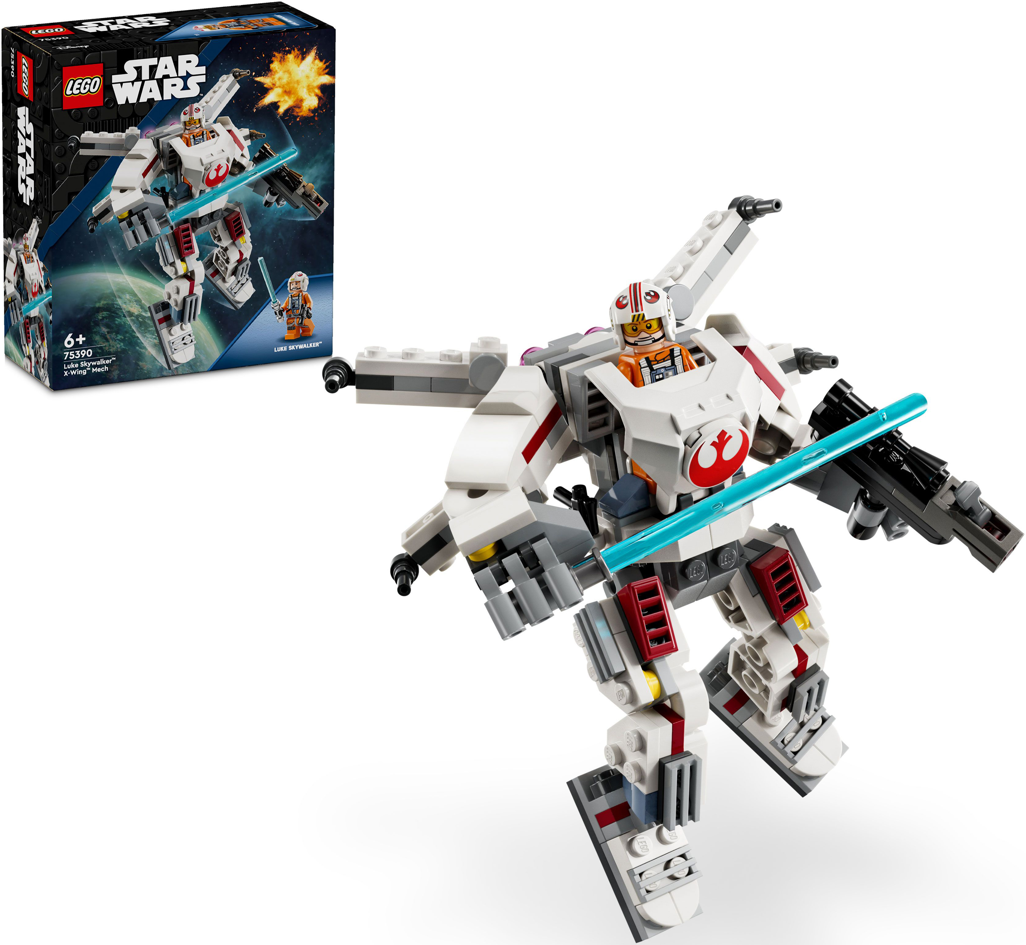 Конструктор LEGO 75390 STAR WARS Работа X-Wing Люка Скайвокера фото 9