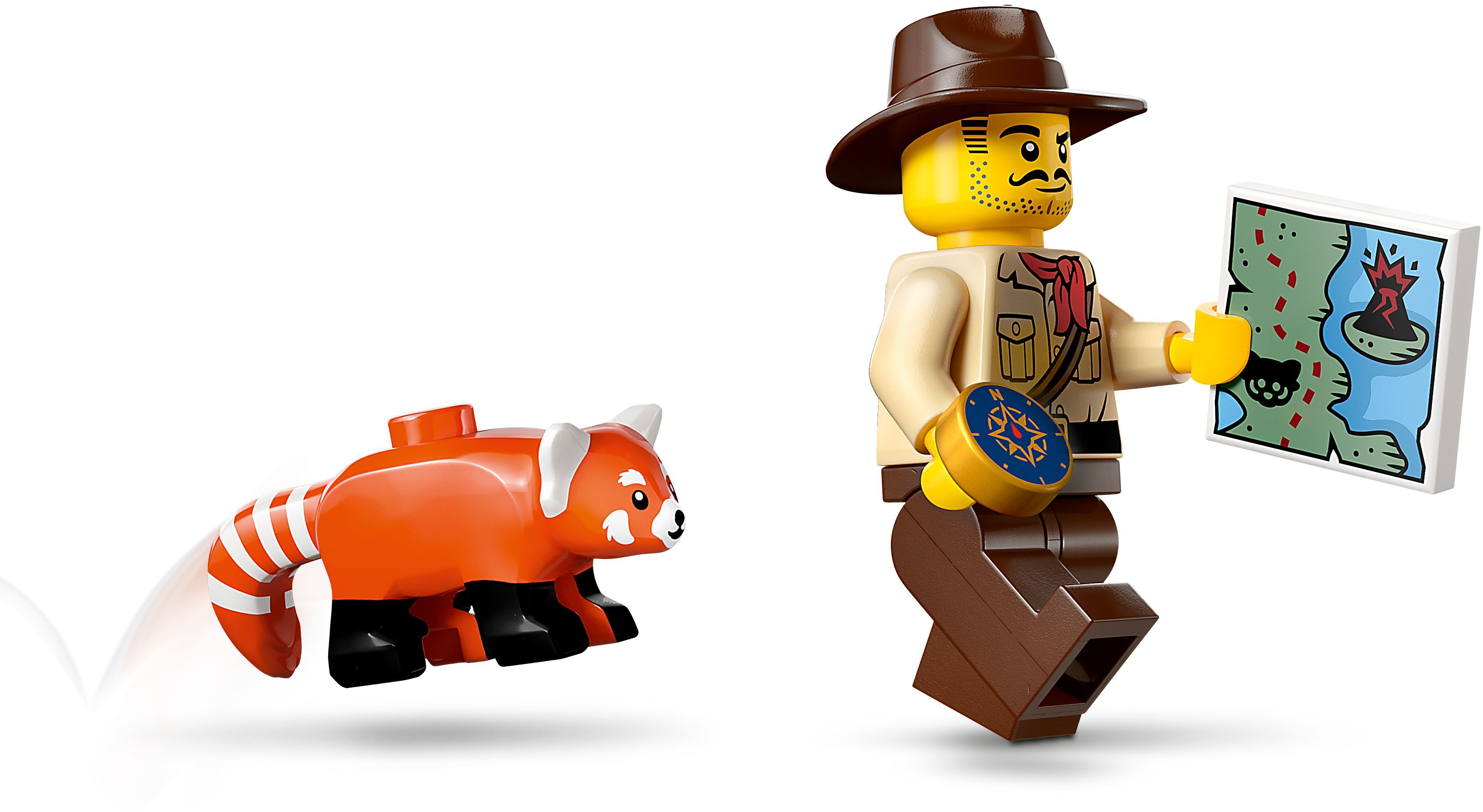 Конструктор LEGO 60424 City Квадроцикл для исследования джунглей «Миссия Красной панды» фото 14