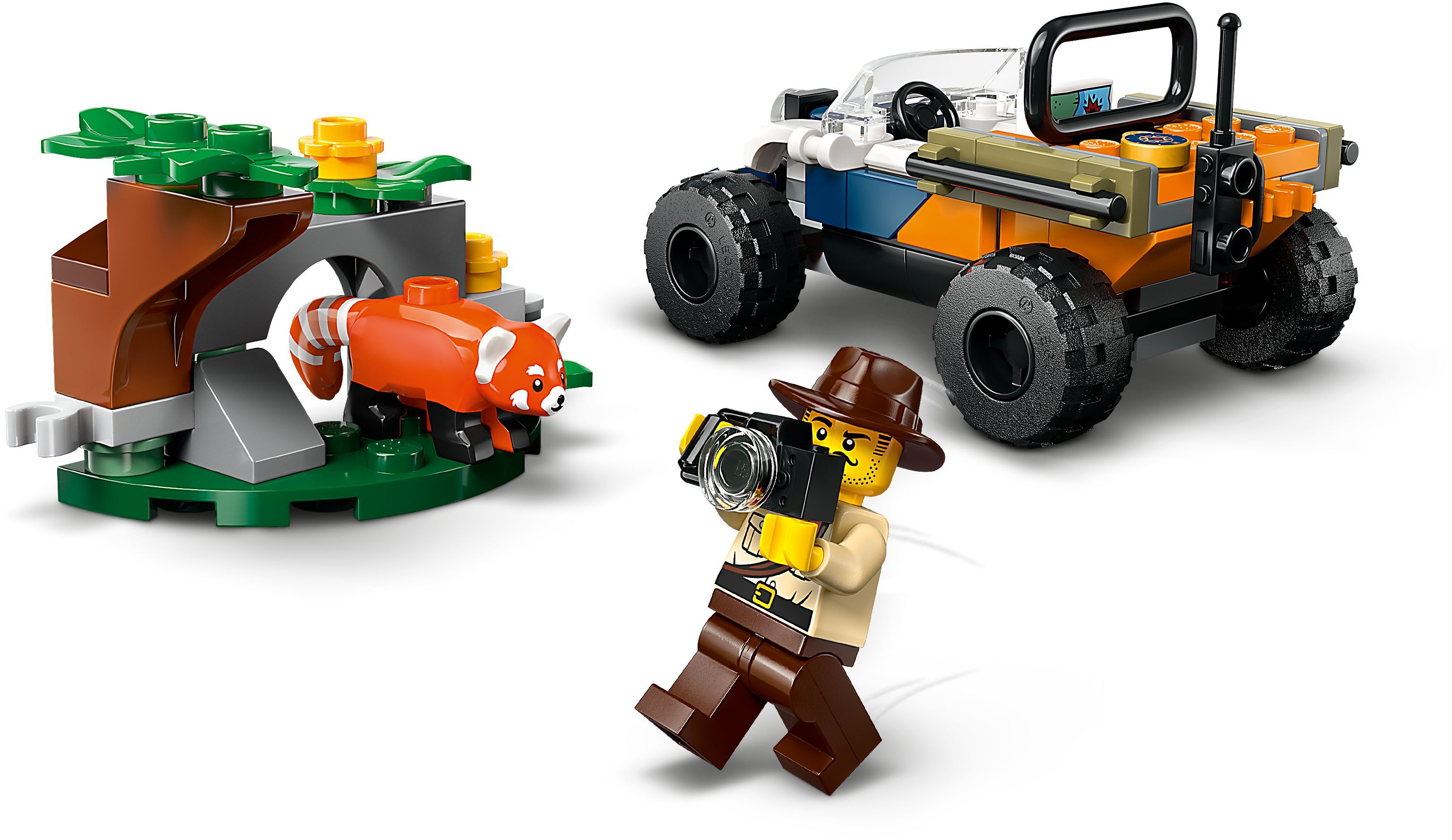Конструктор LEGO 60424 City Квадроцикл для исследования джунглей «Миссия Красной панды» фото 8