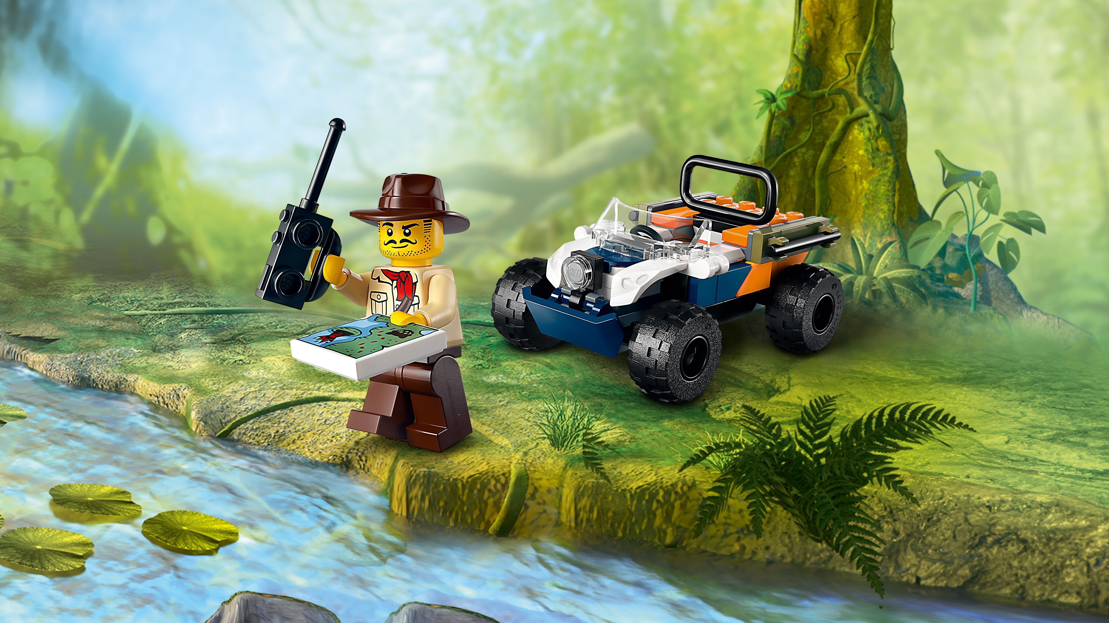 Конструктор LEGO 60424 City Квадроцикл для дослідження джунглів «місія Червоної панди»фото18