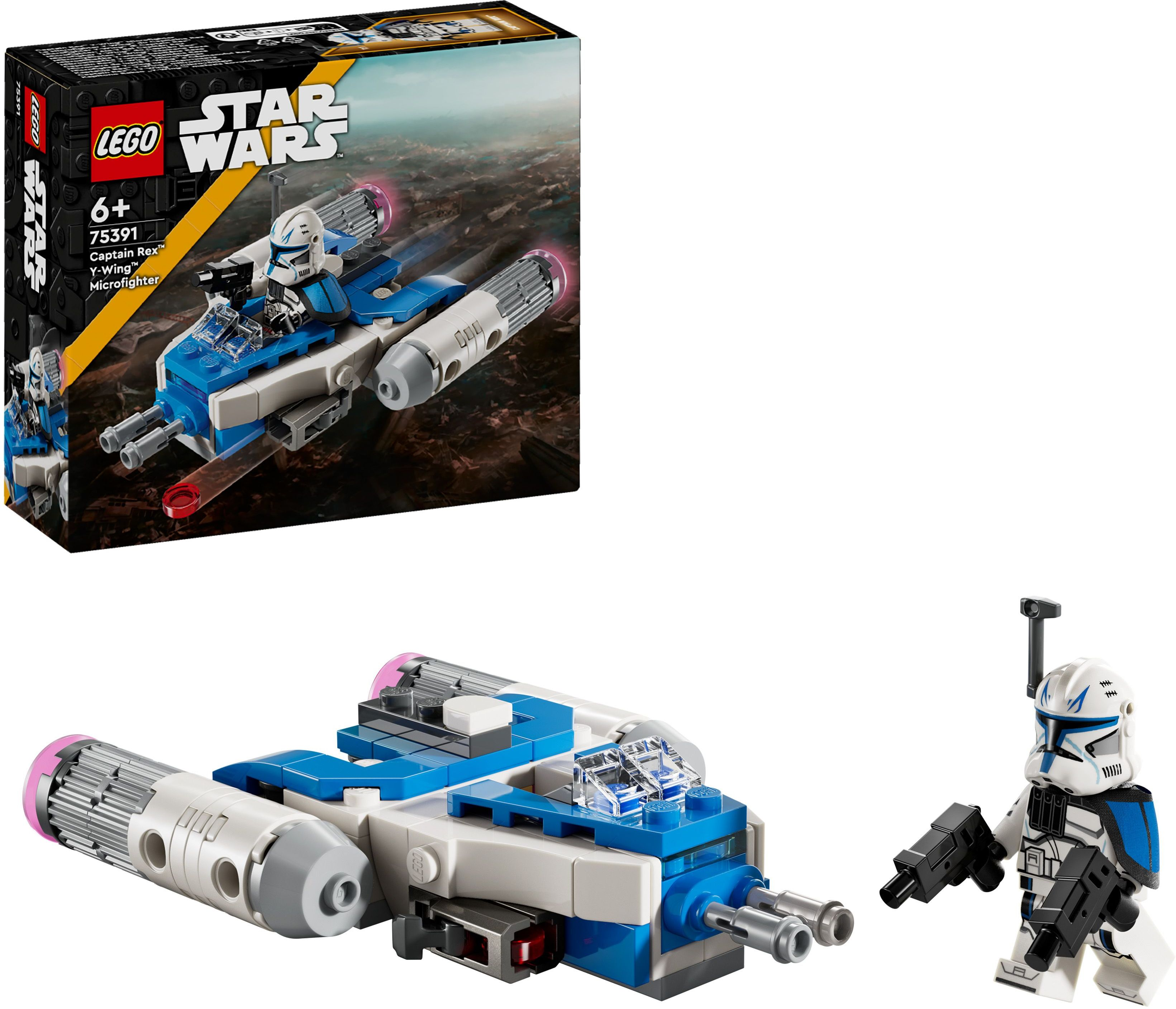 Конструктор LEGO 75391 Star Wars Микроистребитель Y-Wing Капитана Рексафото4