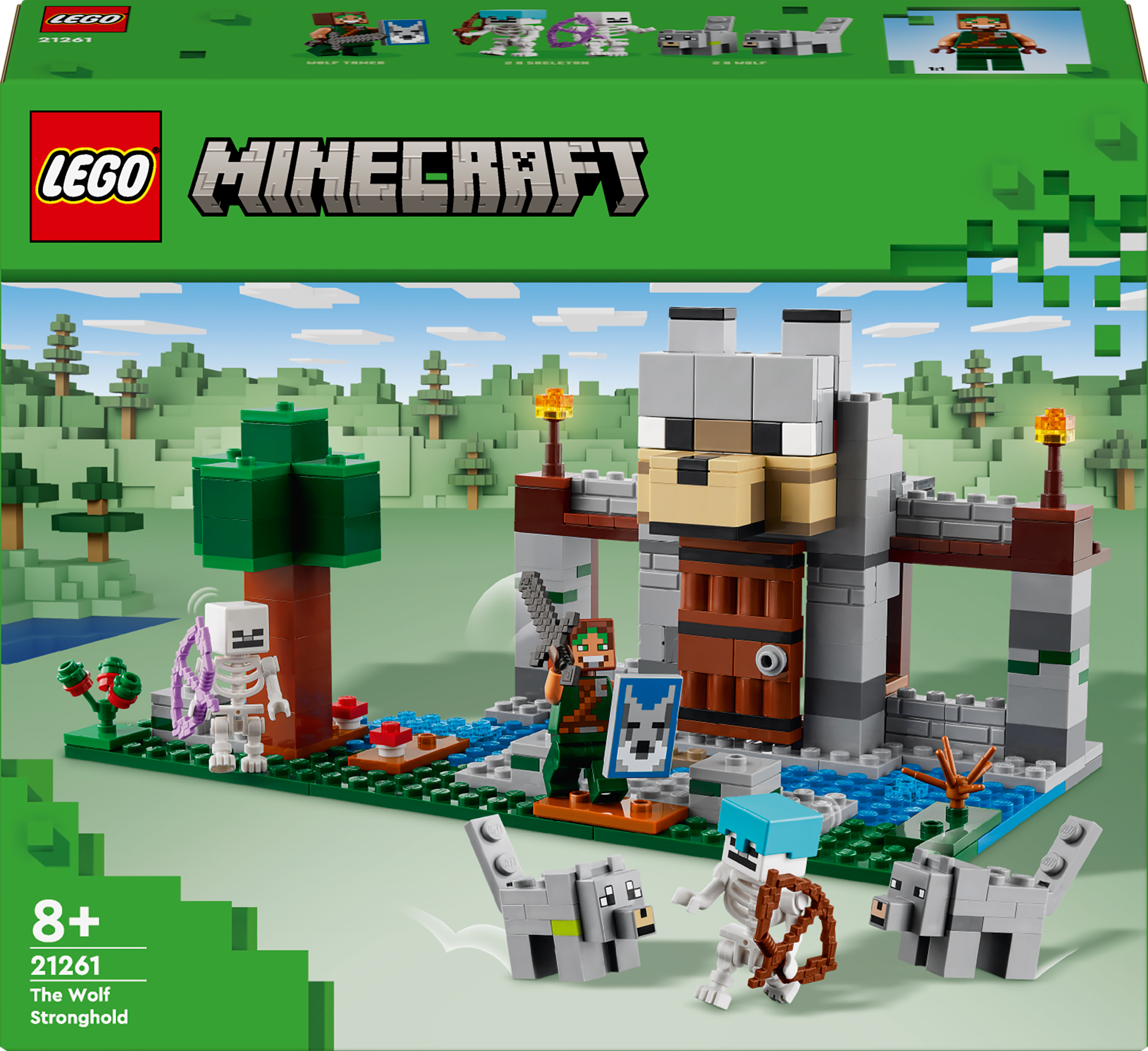 Конструктор LEGO 21261 Minecraft Вовк із Цитаделіфото2