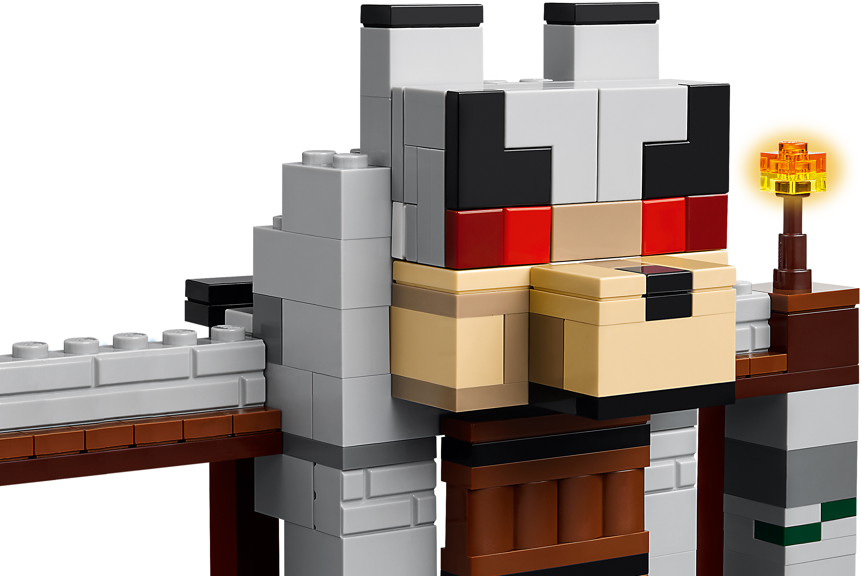 Конструктор LEGO 21261 Minecraft Волк из Цитадели фото 7