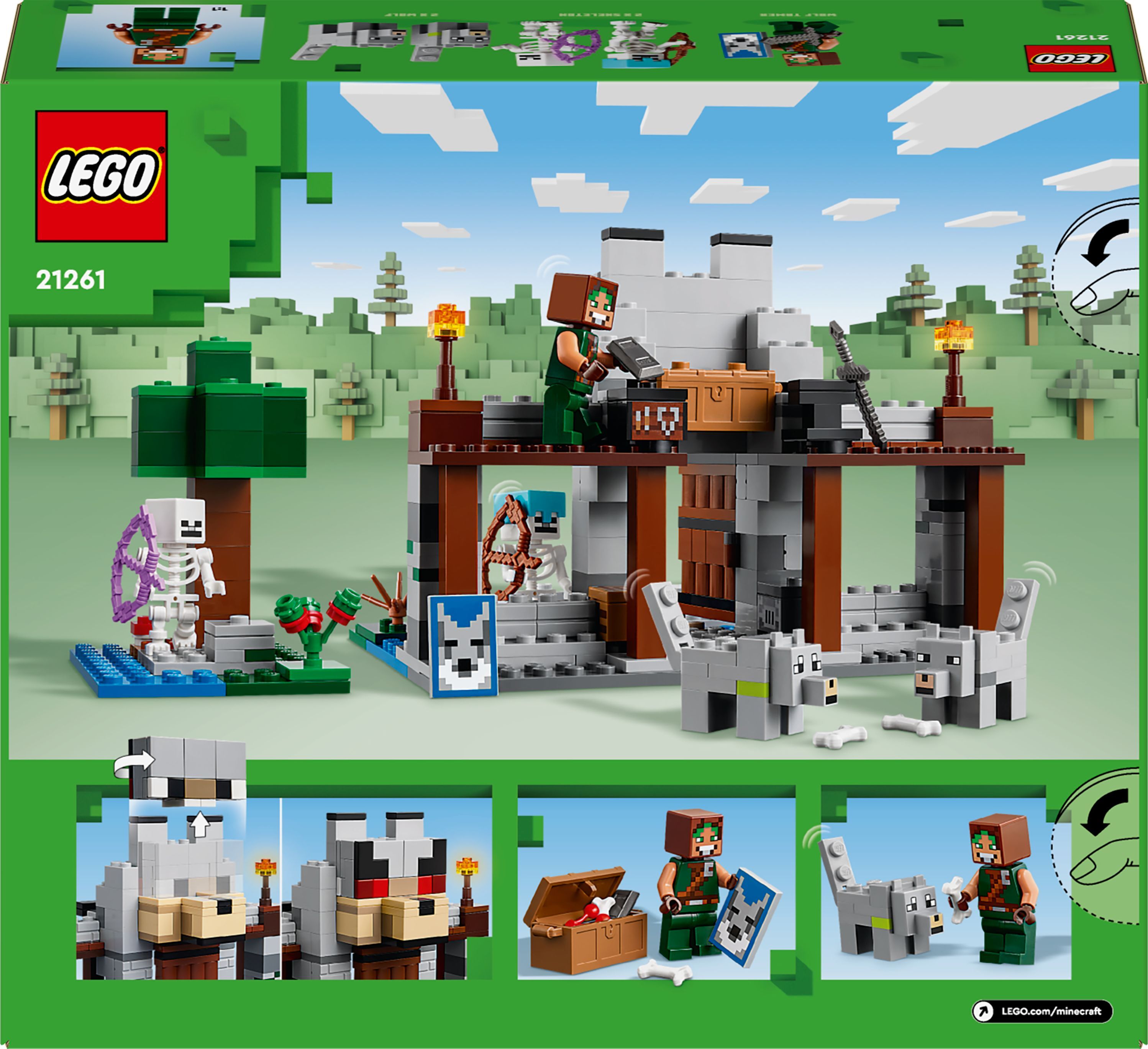 LEGO 21261 Minecraft Вовк із Цитаделіфото14