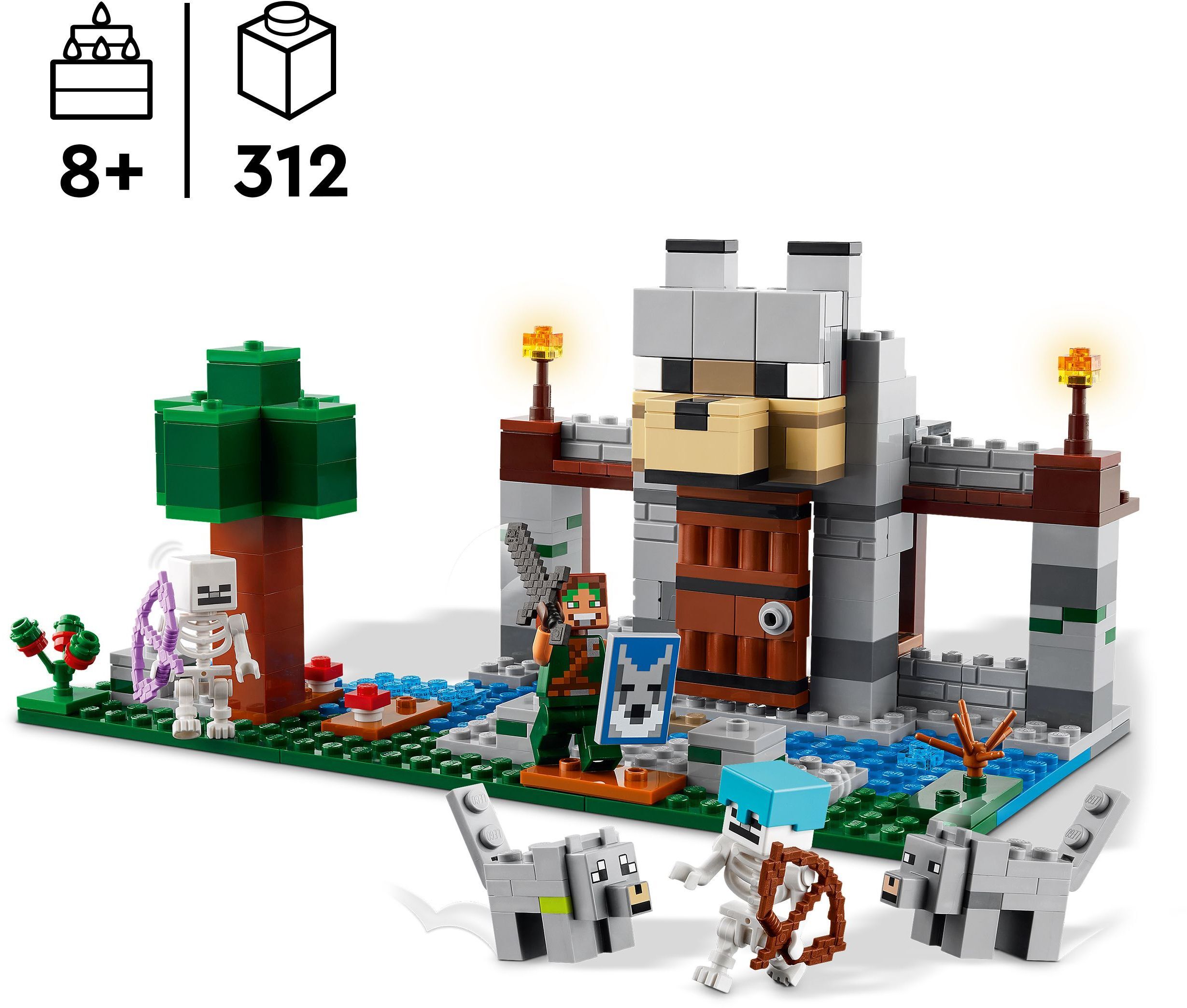 LEGO 21261 Minecraft Вовк із Цитаделіфото2