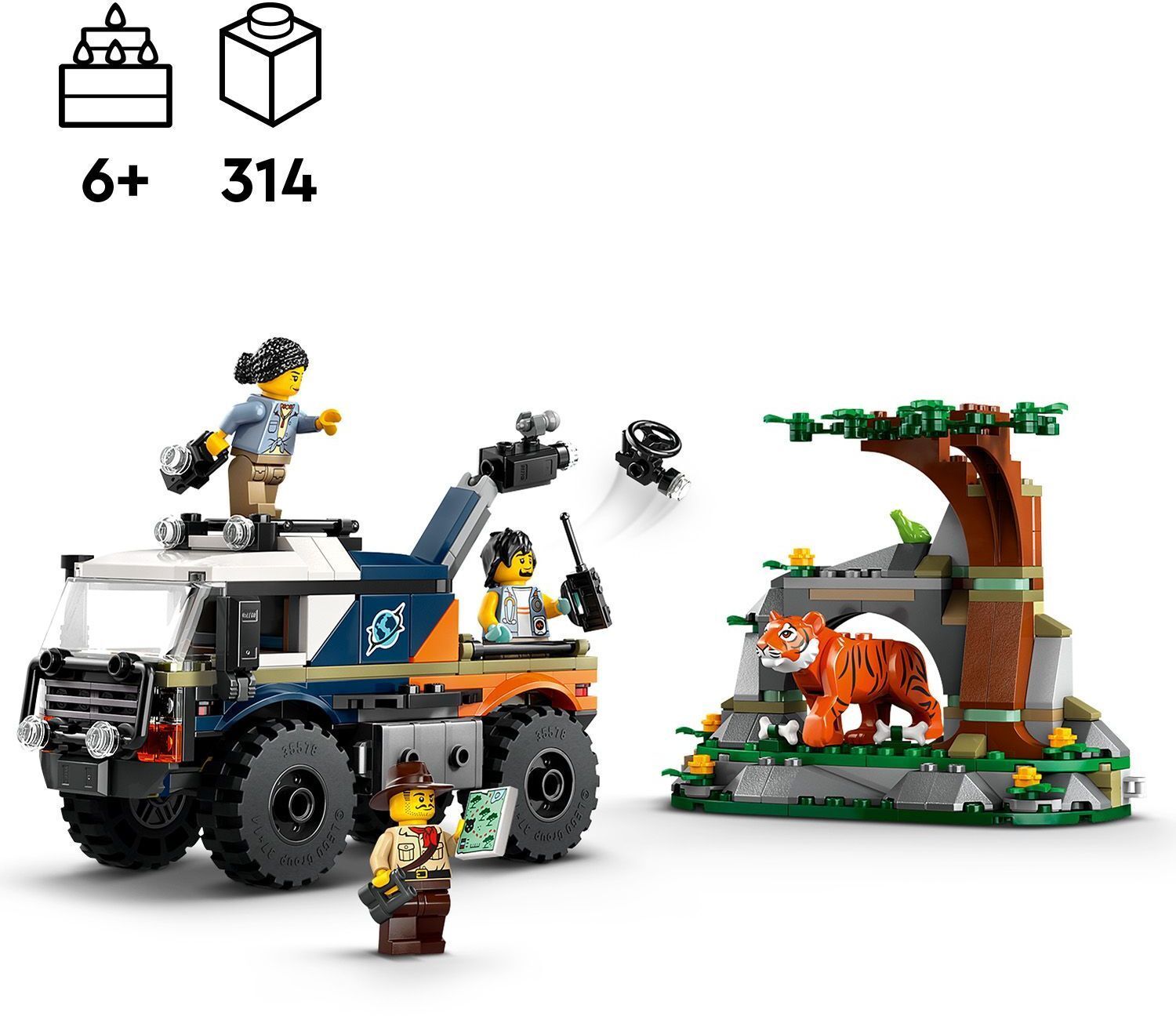 LEGO 60426 City Позашляховик для дослідження джунглівфото