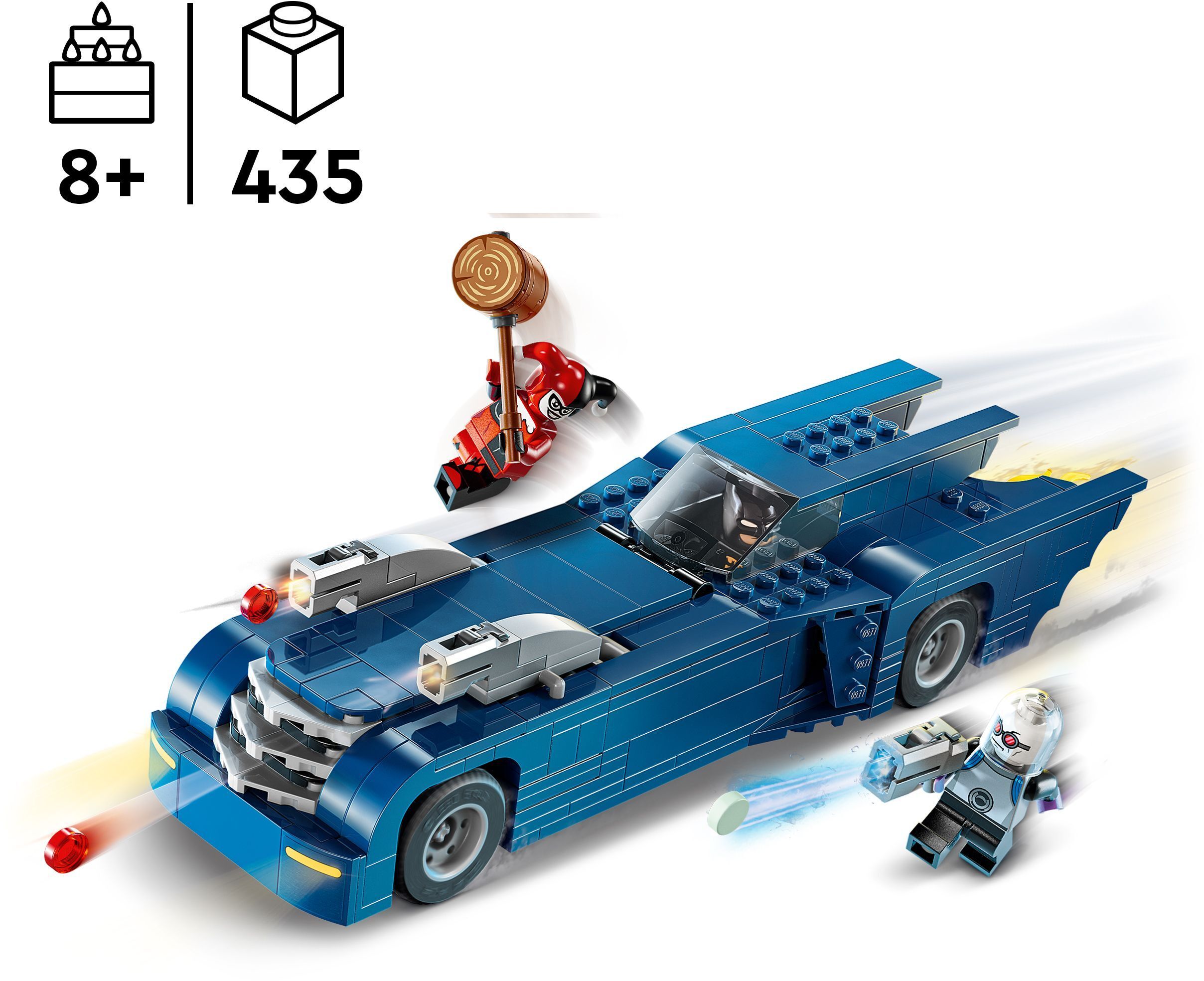 LEGO 76274 Batman Бэтмен на бетмобили против Харли Квин и Мистера Фриза фото 2