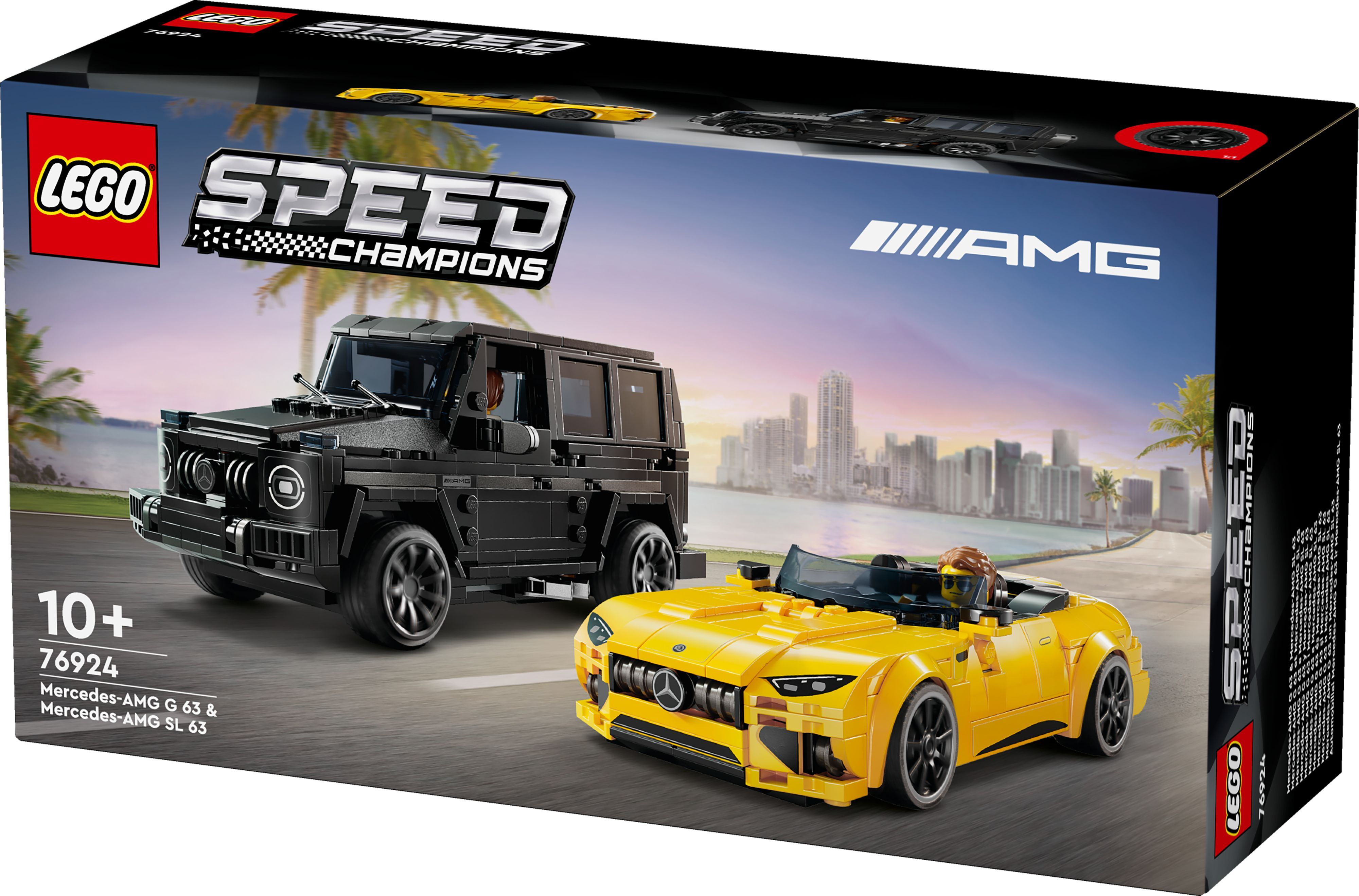 Конструктор LEGO 76924 Speed Champions Mercedes-AMG G 63 та Mercedes-AMG SL 63фото3