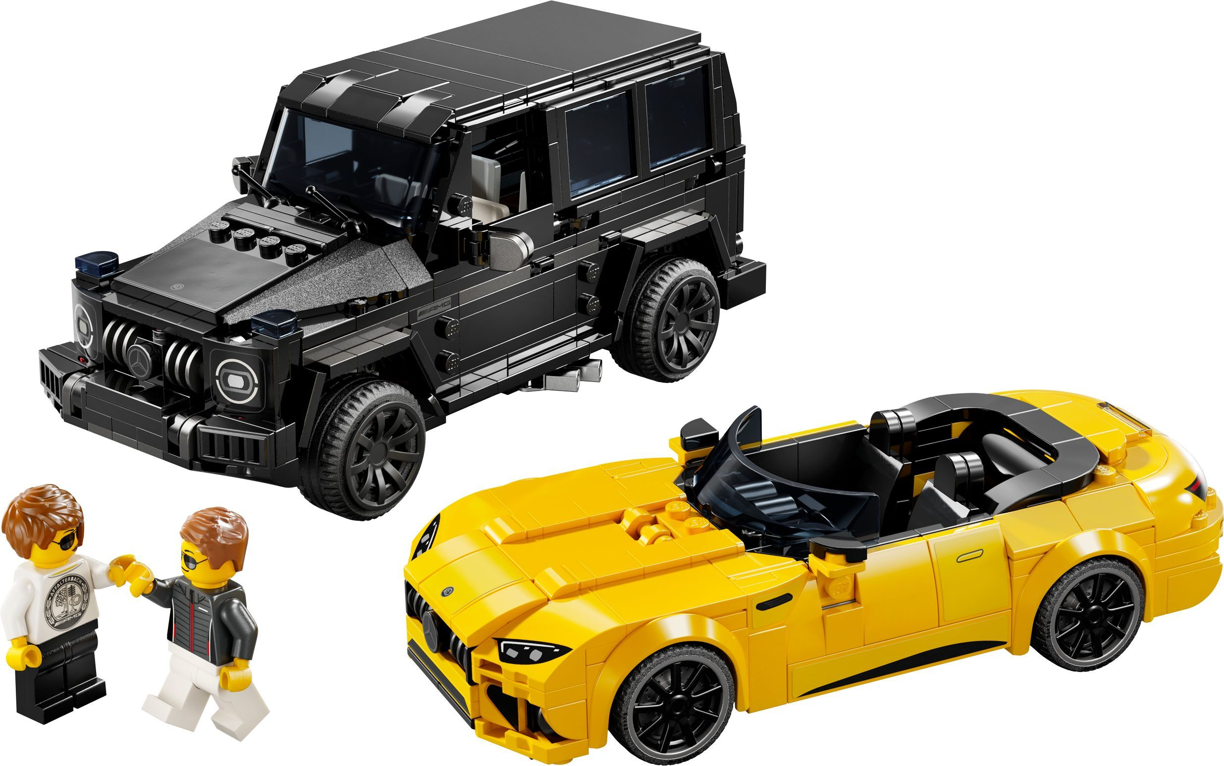 Конструктор LEGO 76924 Speed Champions Mercedes-AMG G 63 и Mercedes-AMG SL 63 фото 6