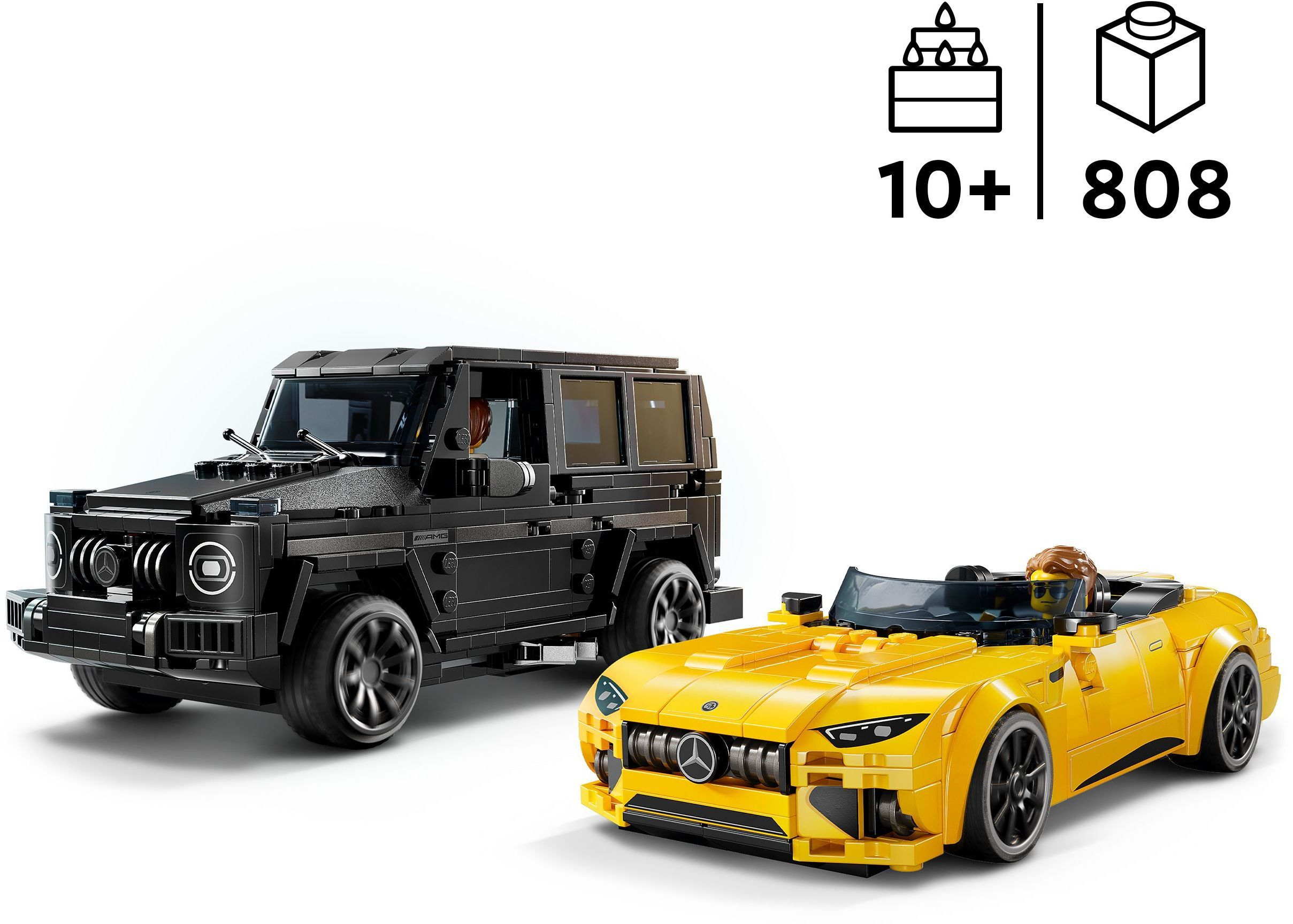 Конструктор LEGO 76924 Speed Champions Mercedes-AMG G 63 и Mercedes-AMG SL 63 фото 5