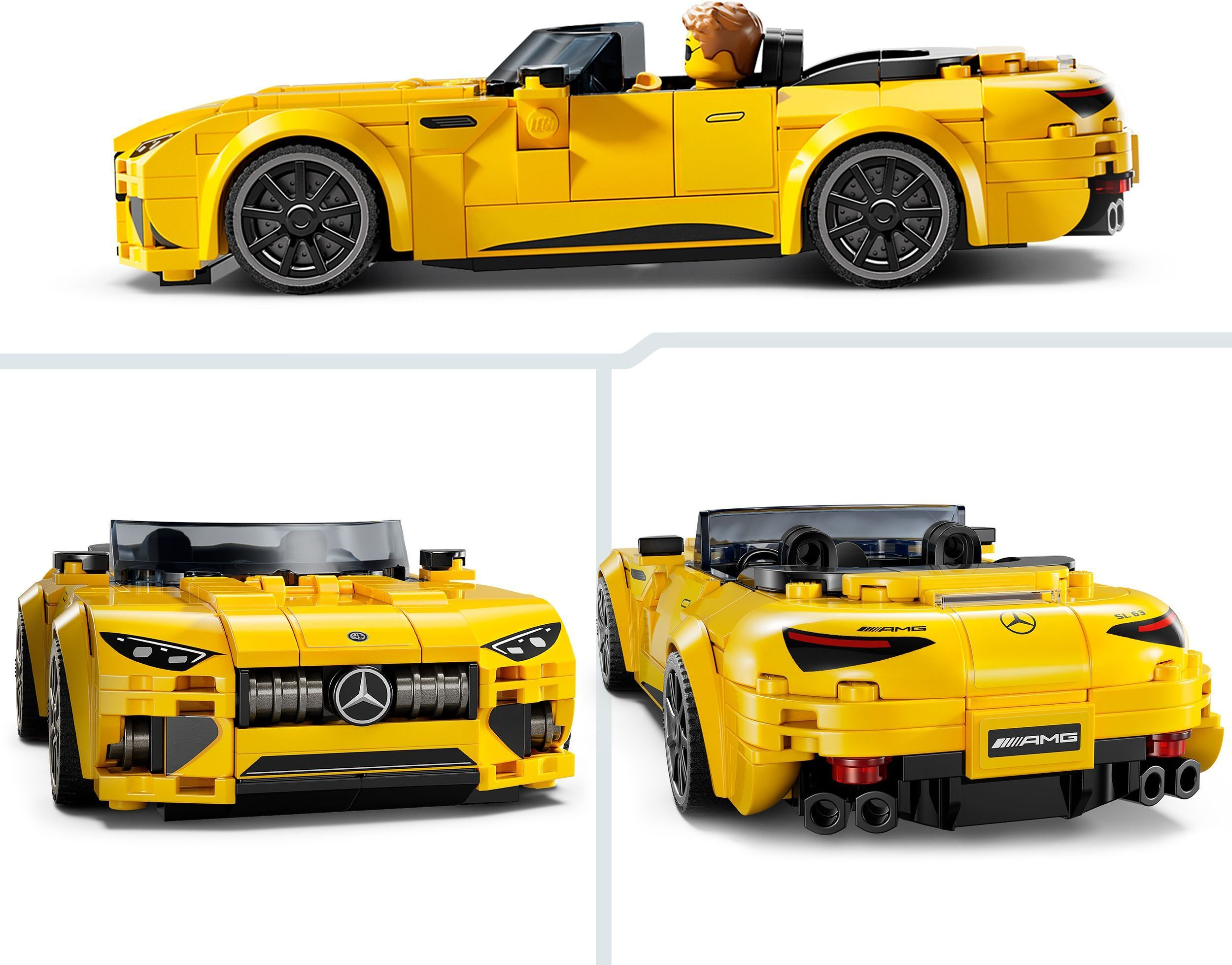 Конструктор LEGO 76924 Speed Champions Mercedes-AMG G 63 та Mercedes-AMG SL 63фото20