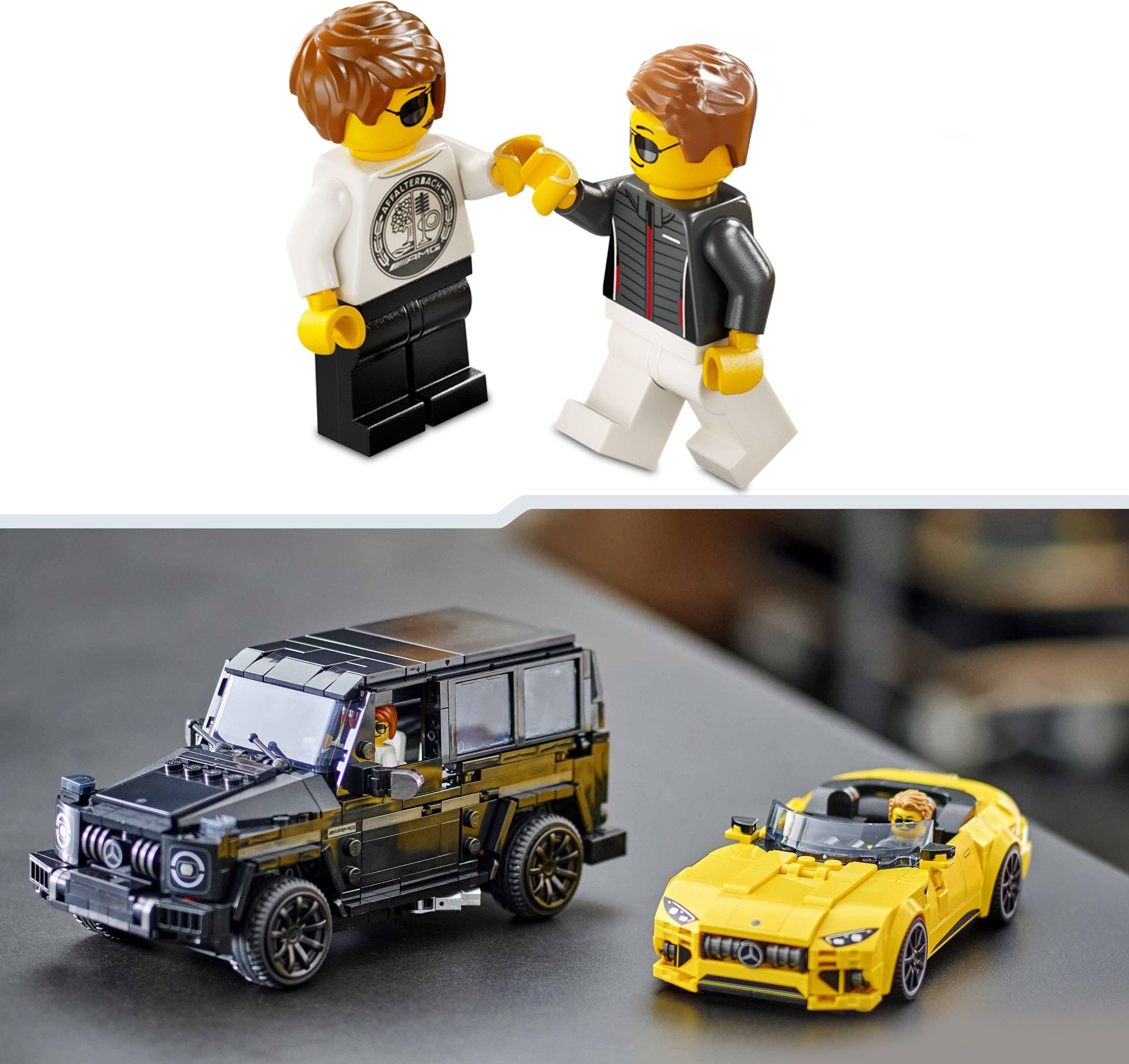 Конструктор LEGO 76924 Speed Champions Mercedes-AMG G 63 и Mercedes-AMG SL 63 фото 22